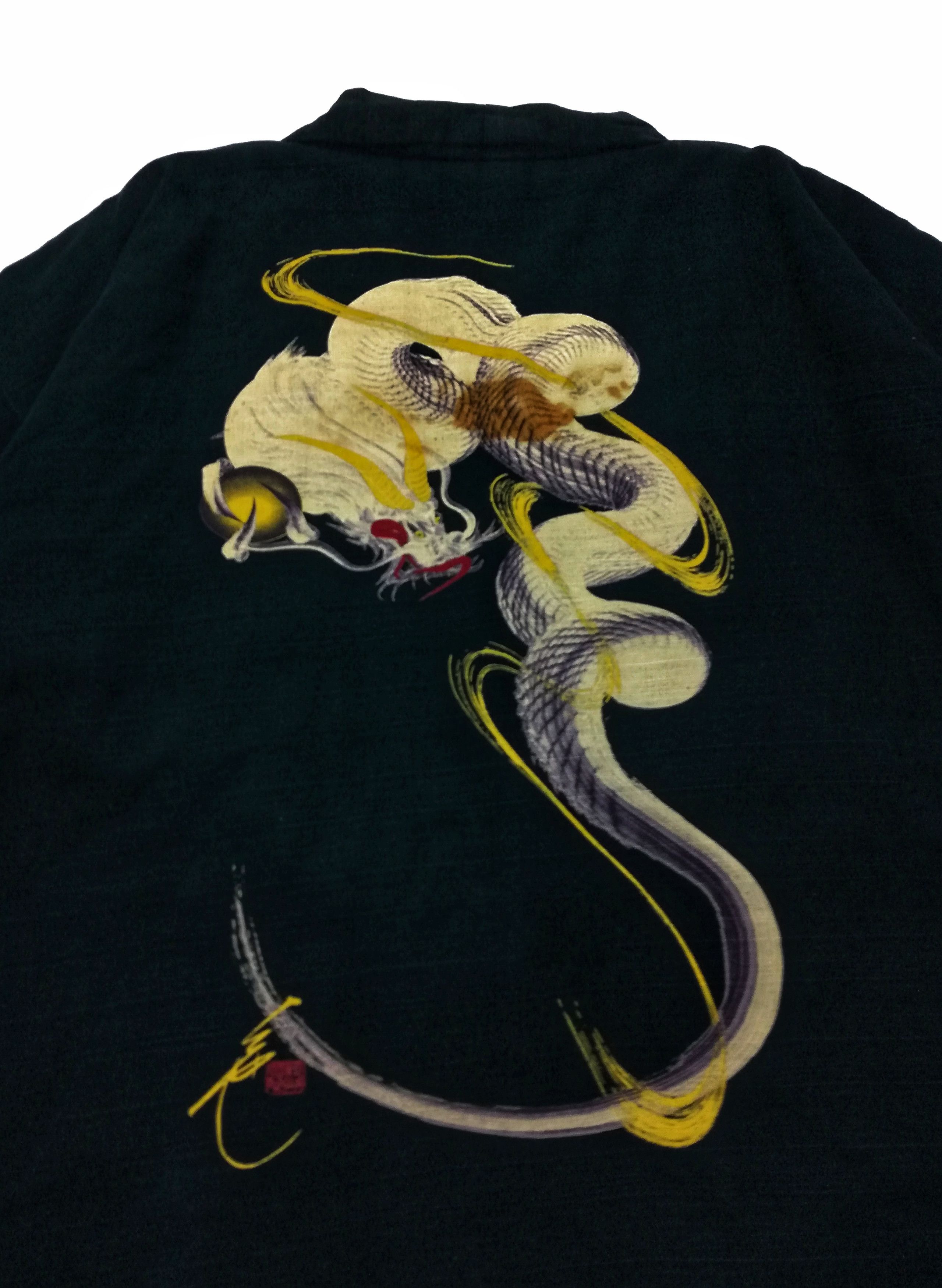 Art Comes First 🔥Kimono Japan Dragon Print Japanese Traditional Wear🔥 Size US L / EU 52-54 / 3 - 2 Thumbnail