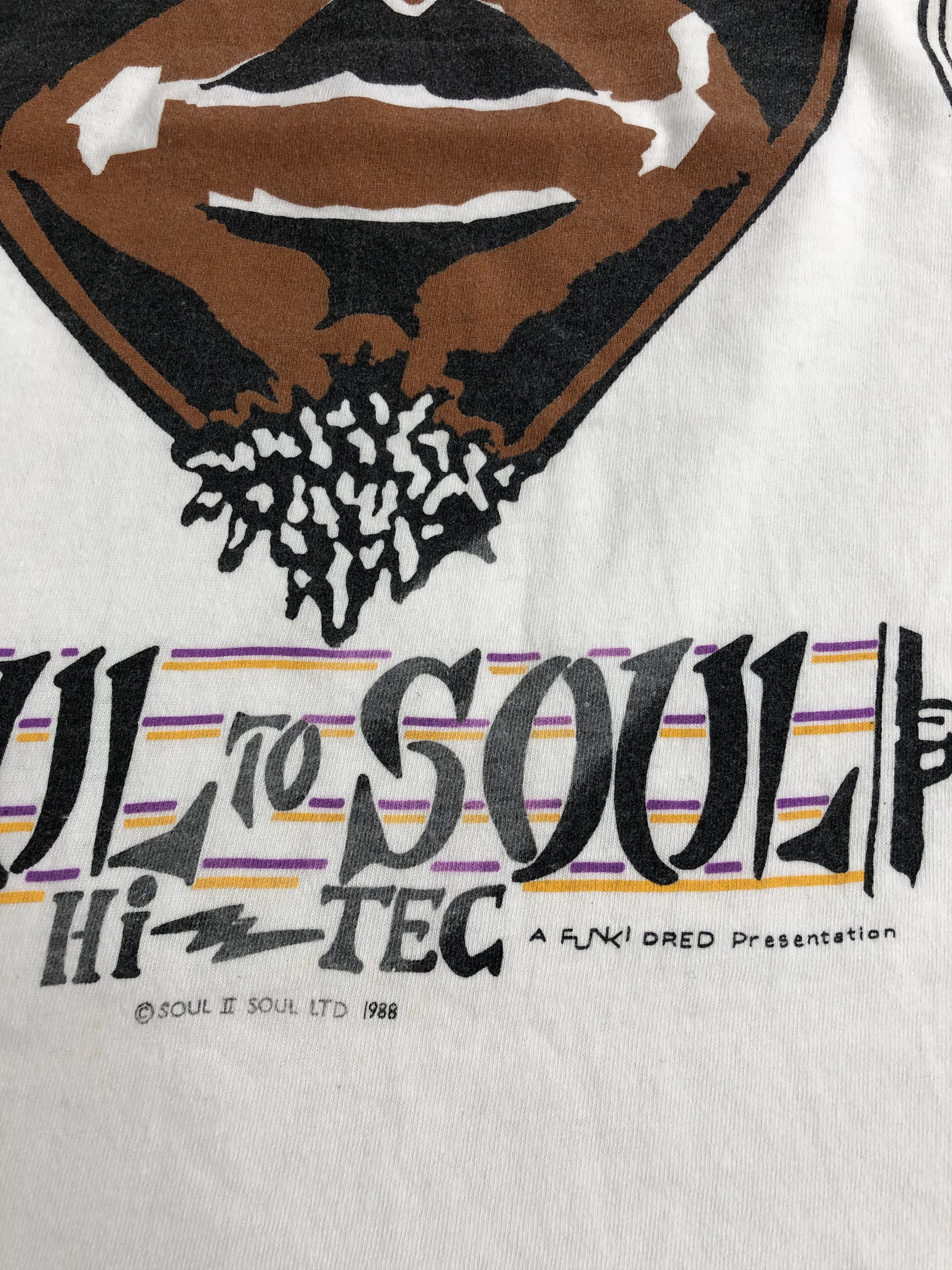 Band Tees Vintage 1988 Soul II Soul Jazzie B single stitch t-shirt Size US XL / EU 56 / 4 - 4 Thumbnail