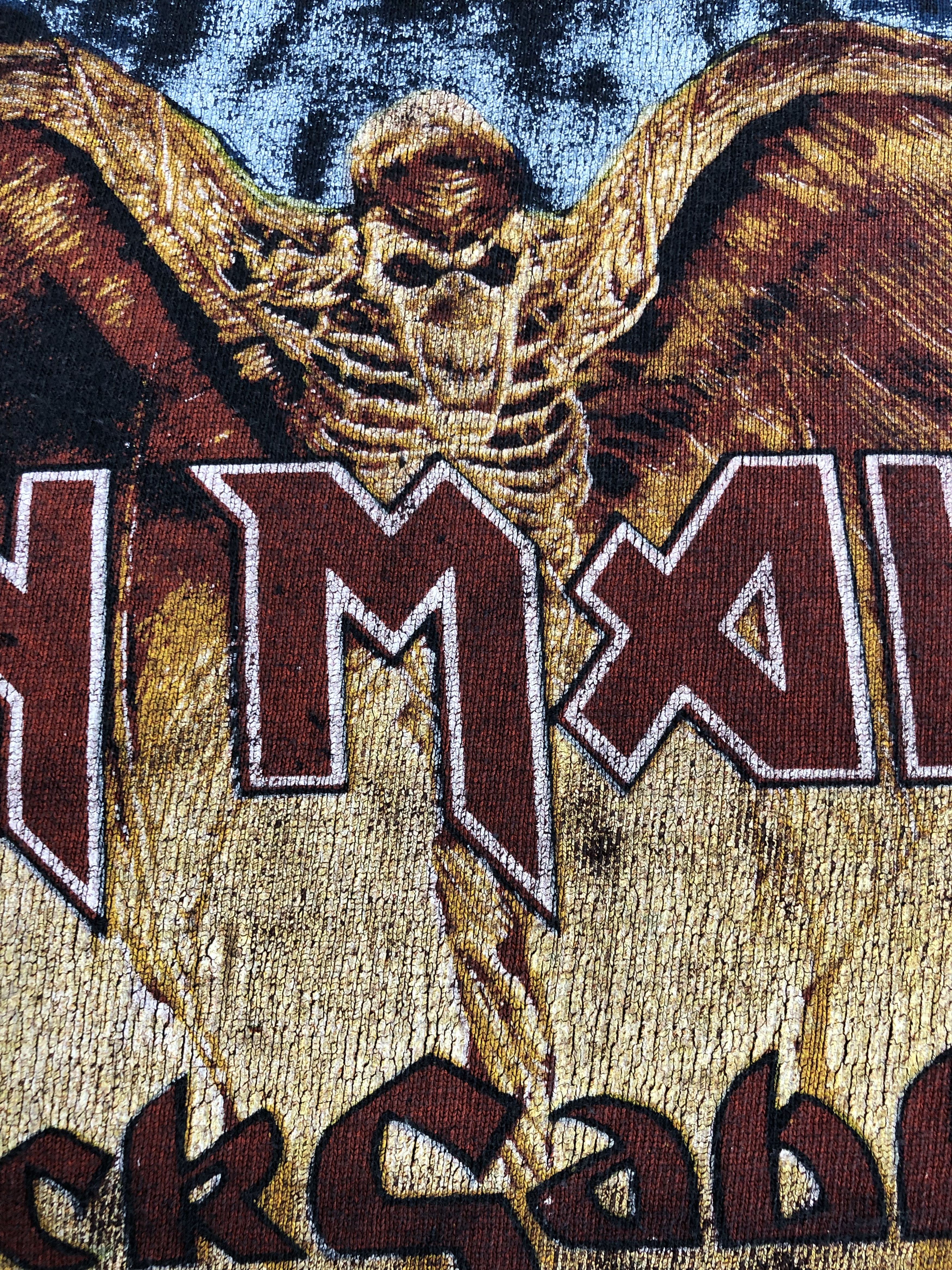 Band Tees Vintage 1992 Monster of Rock (Iron Maiden Skid Row W.A.S.P) Size US XL / EU 56 / 4 - 4 Thumbnail