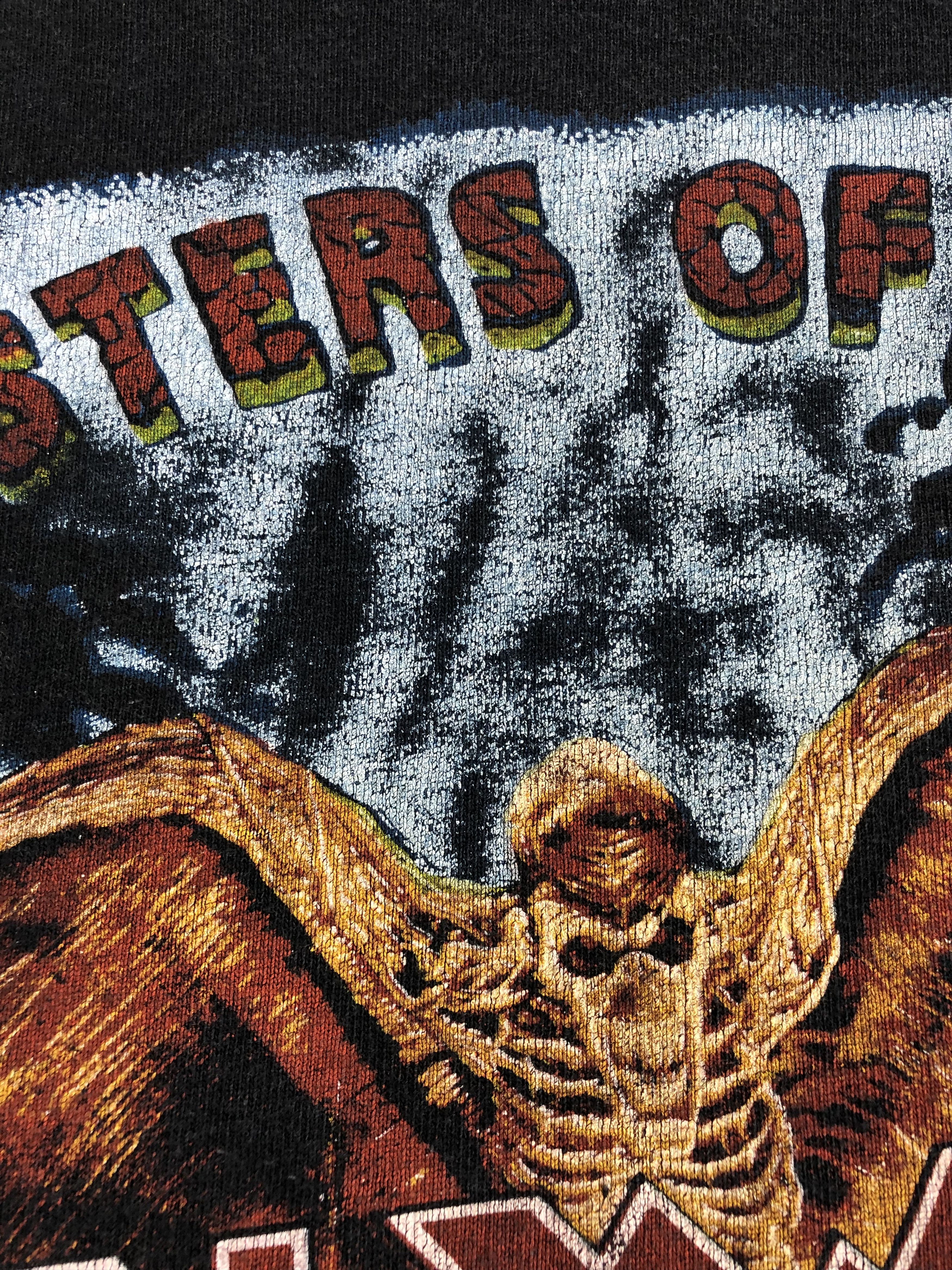 Band Tees Vintage 1992 Monster of Rock (Iron Maiden Skid Row W.A.S.P) Size US XL / EU 56 / 4 - 5 Thumbnail