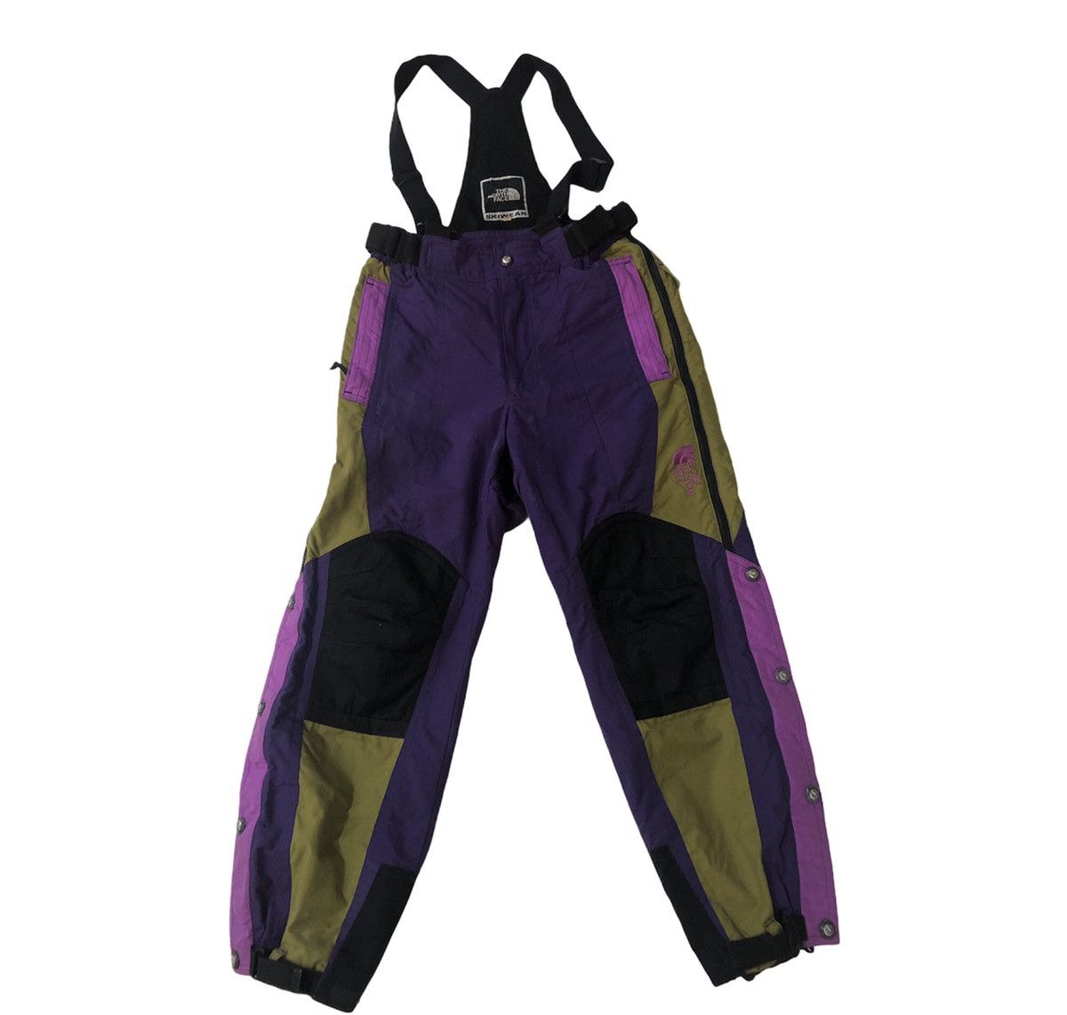 The North Face Rare Vintage 90s The North Face Overall Skiwear ColourBlock Size US 32 / EU 48 - 1 Thumbnail