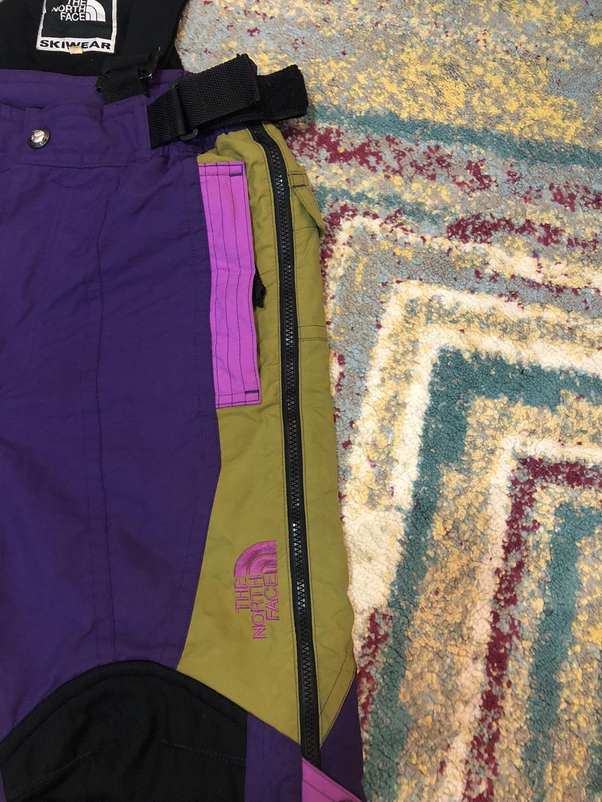 The North Face Rare Vintage 90s The North Face Overall Skiwear ColourBlock Size US 32 / EU 48 - 4 Thumbnail