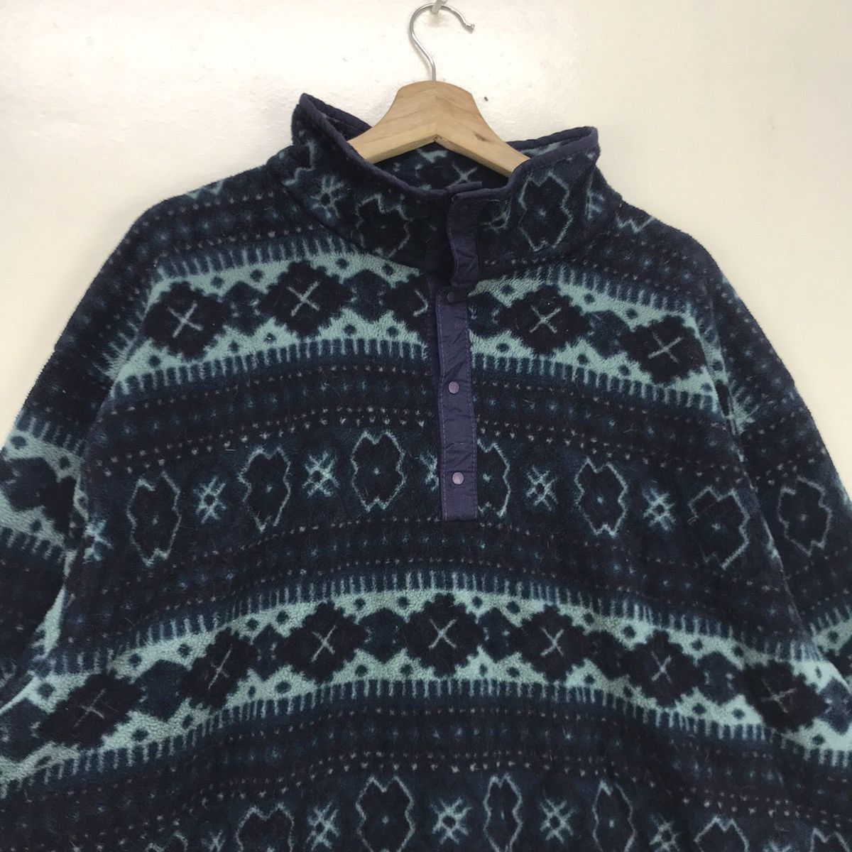 L.L. Bean L.L. Bean Paisley Style Fleece Jacket Size US XL / EU 56 / 4 - 14 Thumbnail