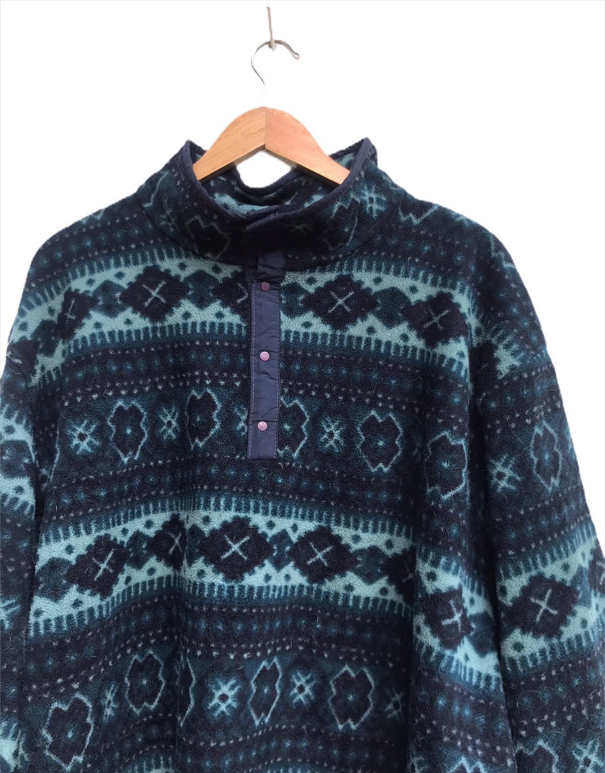 L.L. Bean L.L. Bean Paisley Style Fleece Jacket Size US XL / EU 56 / 4 - 3 Thumbnail