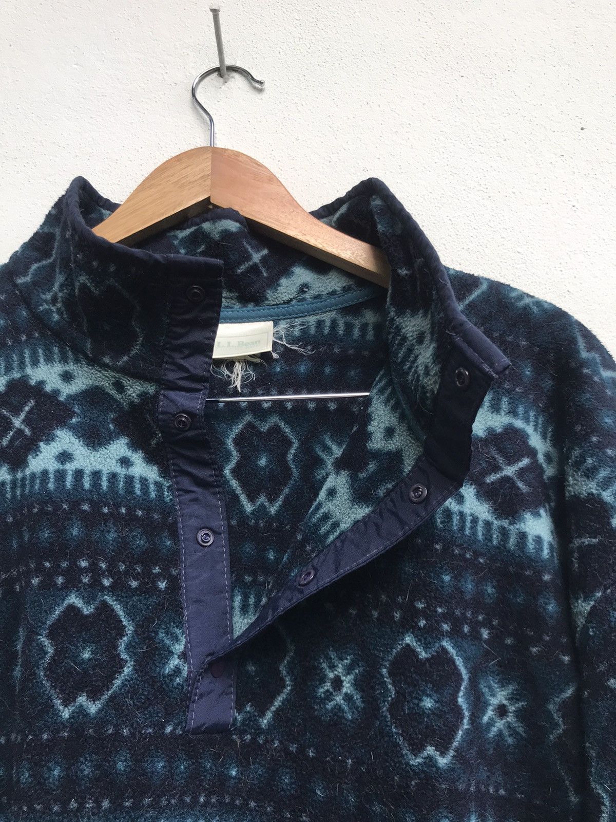 L.L. Bean L.L. Bean Paisley Style Fleece Jacket Size US XL / EU 56 / 4 - 6 Thumbnail