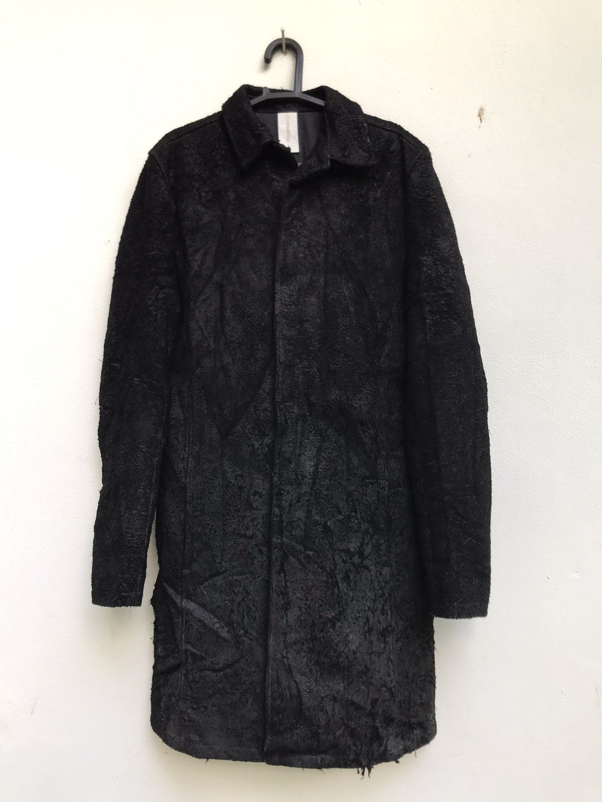 RIPVANWINKLE Rip Van Winkle Distressed Steer Leather Heavy Long Coat Size US S / EU 44-46 / 1 - 9 Thumbnail