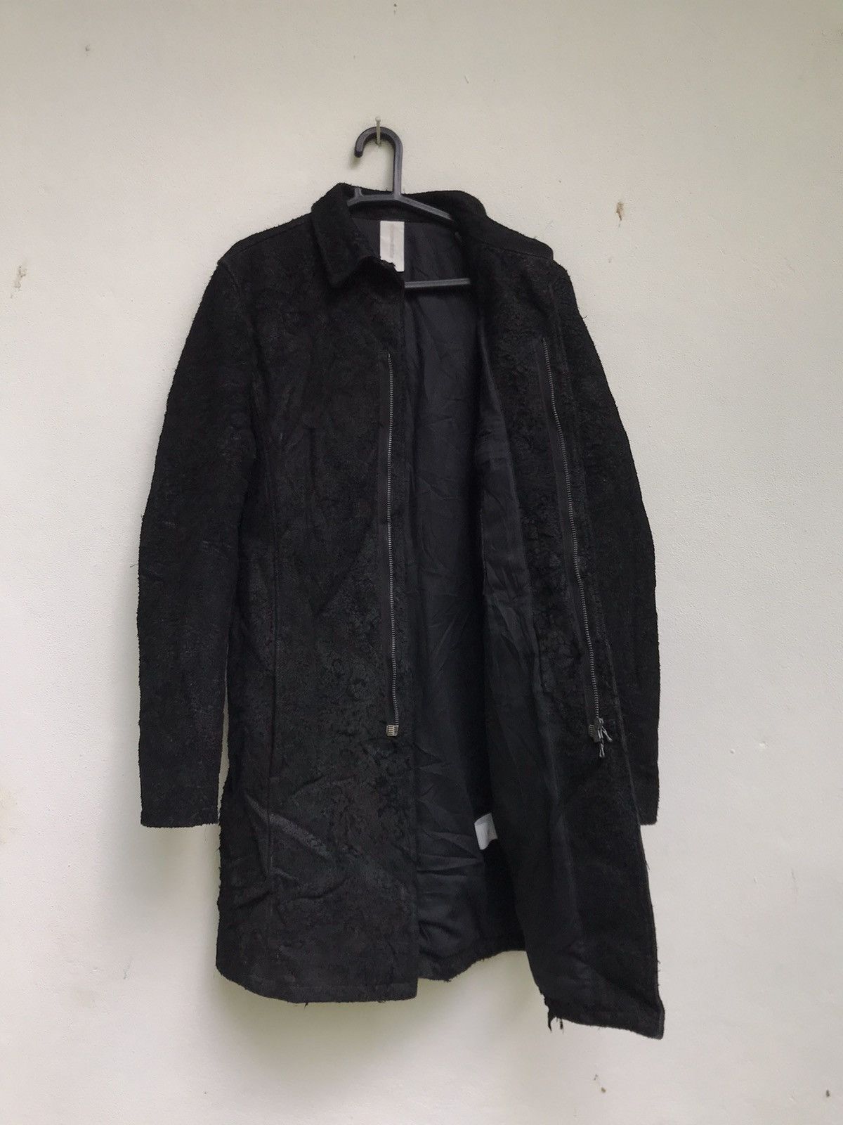 RIPVANWINKLE Rip Van Winkle Distressed Steer Leather Heavy Long Coat Size US S / EU 44-46 / 1 - 2 Thumbnail