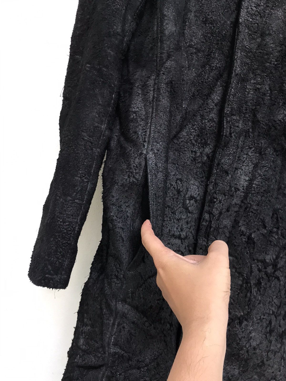 RIPVANWINKLE Rip Van Winkle Distressed Steer Leather Heavy Long Coat Size US S / EU 44-46 / 1 - 10 Thumbnail