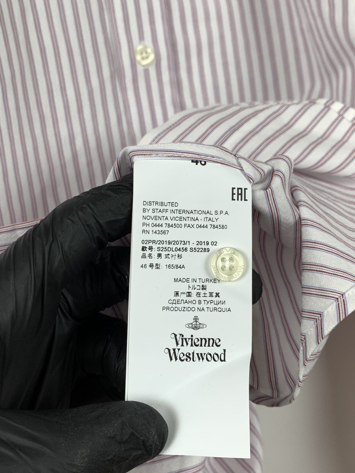 Vivienne Westwood Vivienne Westwood Striped Long Sleeve Button Up Shirt Size US S / EU 44-46 / 1 - 18 Thumbnail