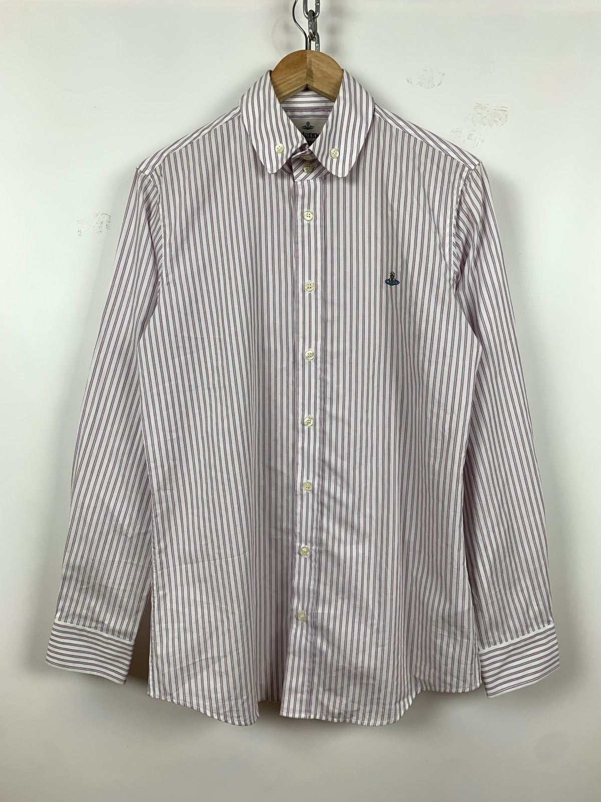 Vivienne Westwood Vivienne Westwood Striped Long Sleeve Button Up Shirt Size US S / EU 44-46 / 1 - 1 Thumbnail