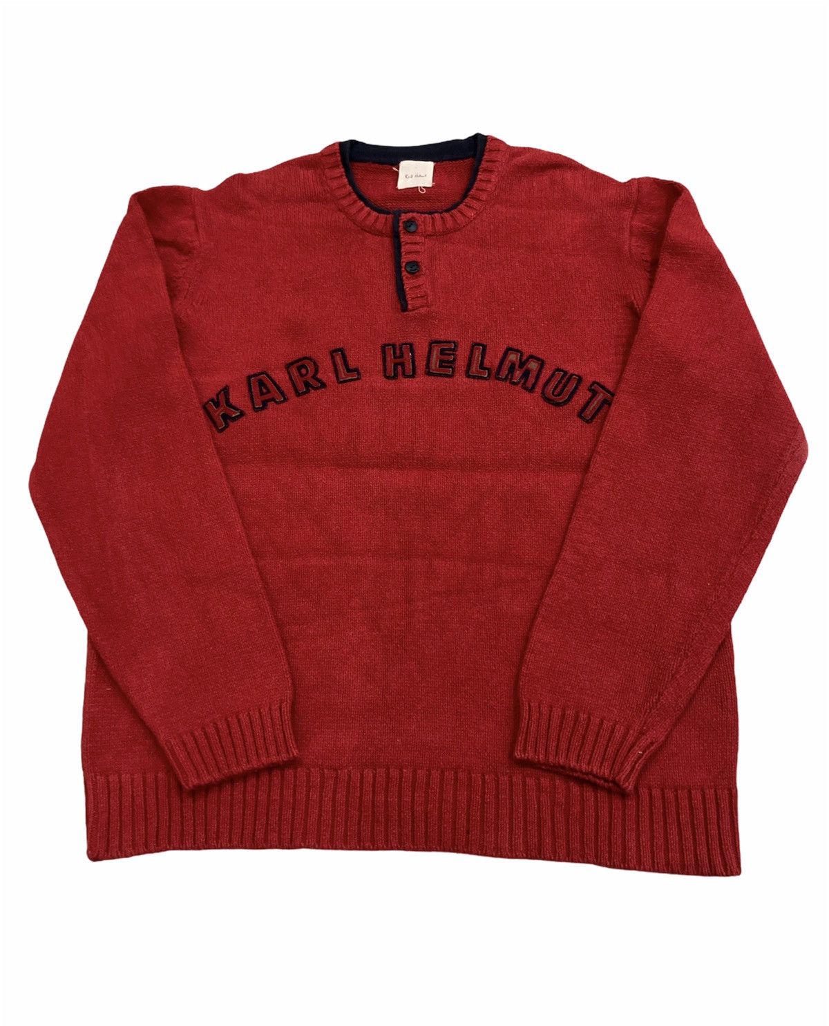 Karl Helmut KARL HELMUT SPELLOUT SWEATSHIRT Size US L / EU 52-54 / 3 - 1 Thumbnail