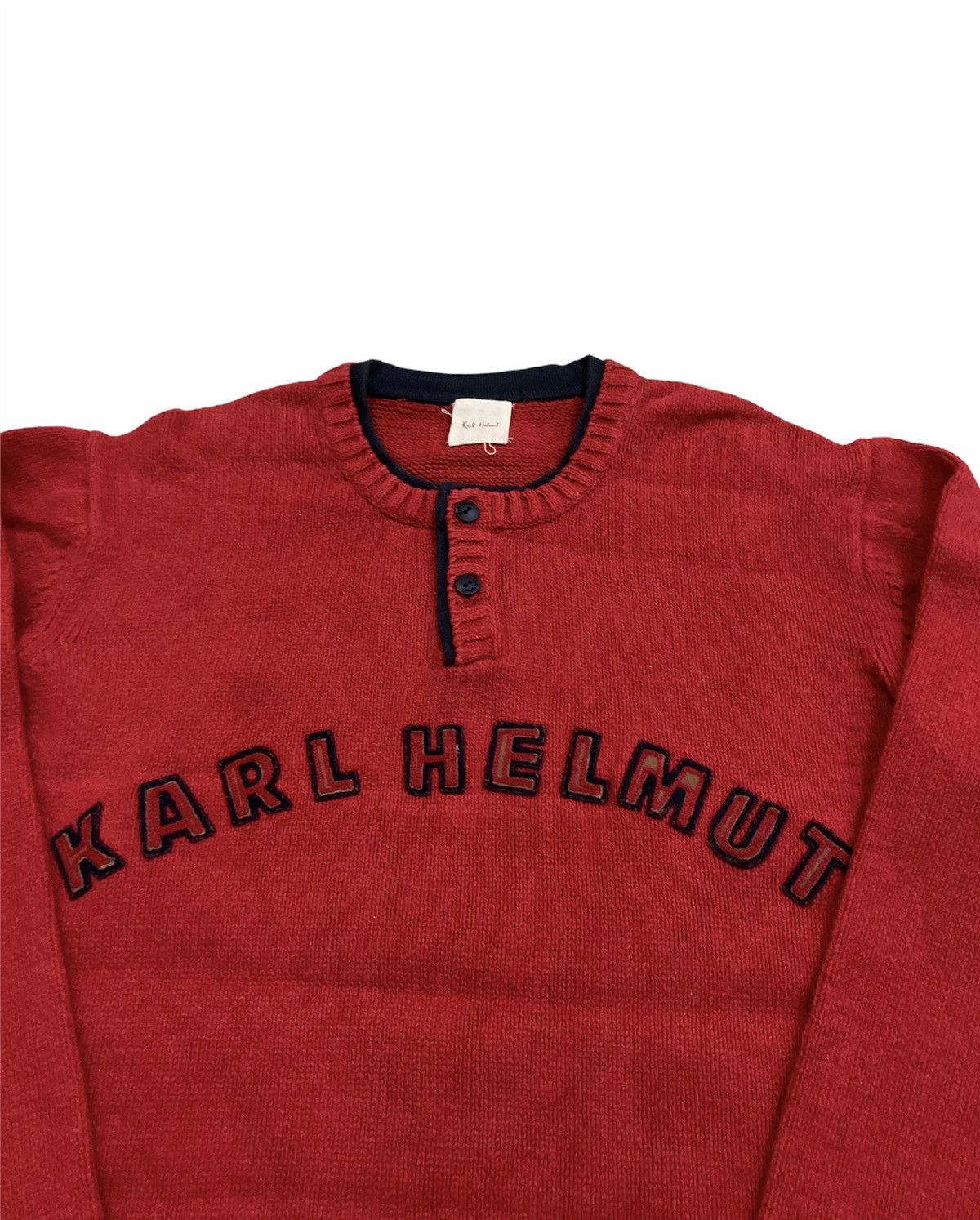 Karl Helmut KARL HELMUT SPELLOUT SWEATSHIRT Size US L / EU 52-54 / 3 - 3 Thumbnail