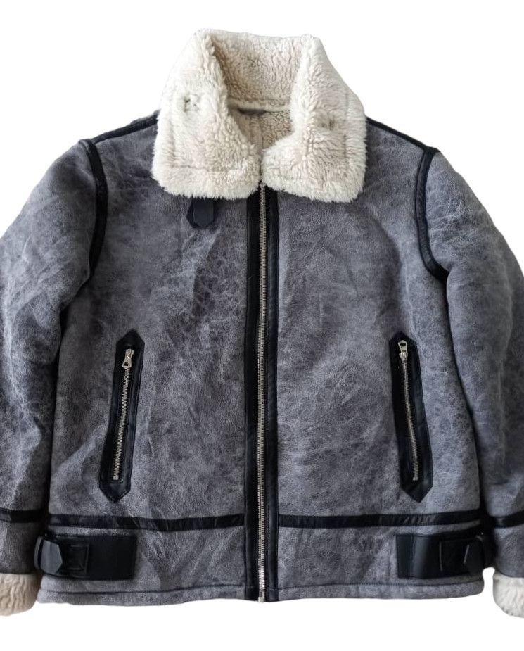 Zara Zara B-3 Shearling Jacket Size US L / EU 52-54 / 3 - 4 Thumbnail