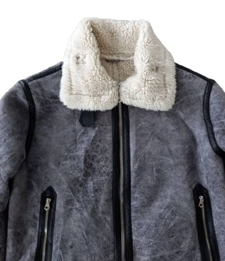 Zara Zara B-3 Shearling Jacket Size US L / EU 52-54 / 3 - 2 Thumbnail