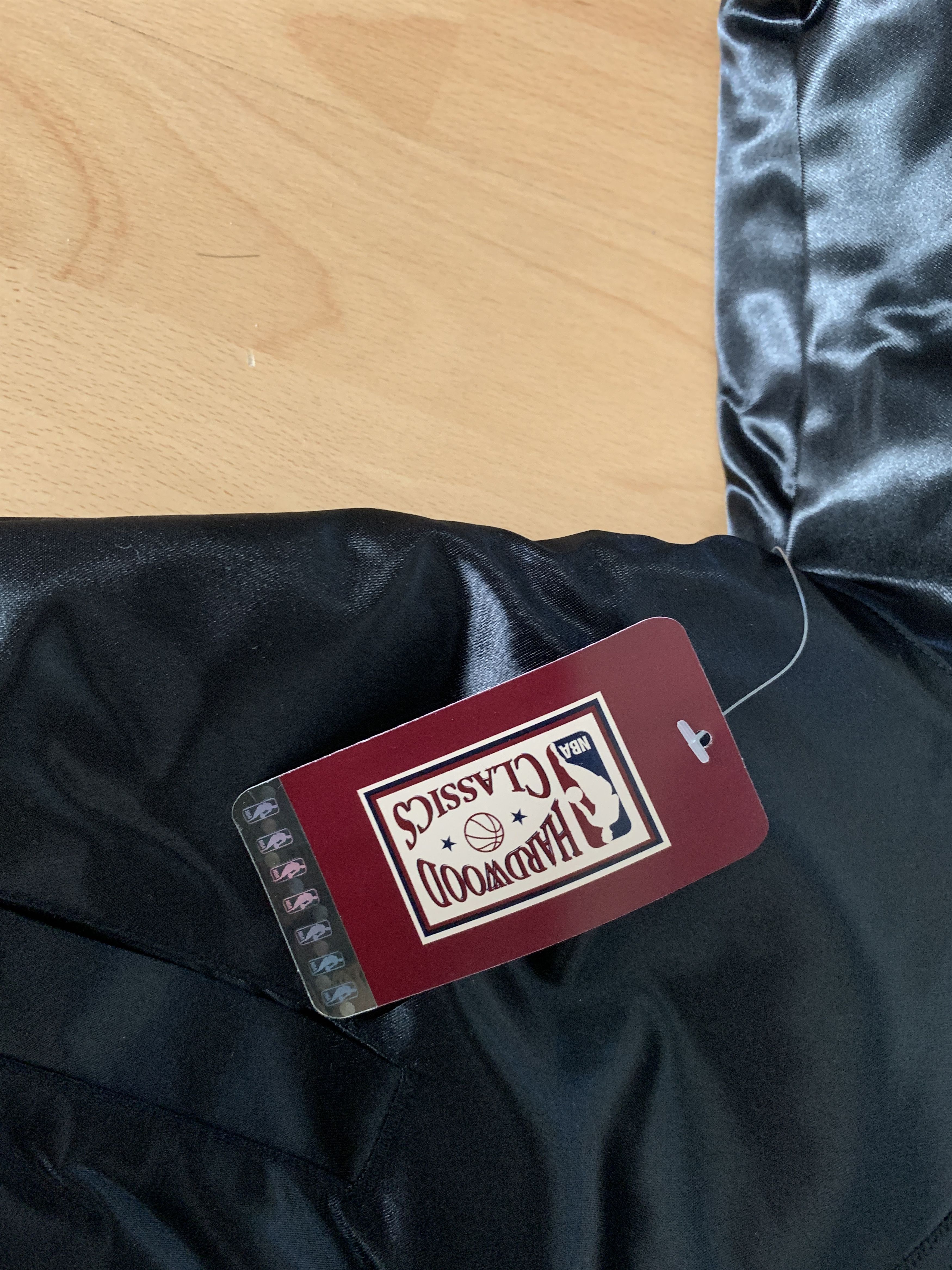 satin jacket NBA boston celtics triple black