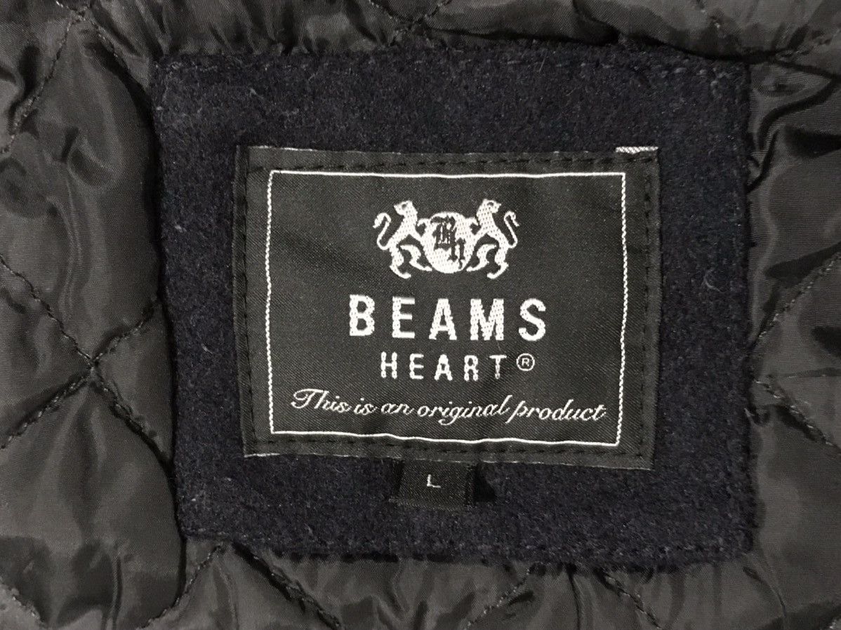 Beams Plus BEAMS HEART Hunting Coat Heavy Melton Two Tones Jacket Size US L / EU 52-54 / 3 - 8 Thumbnail