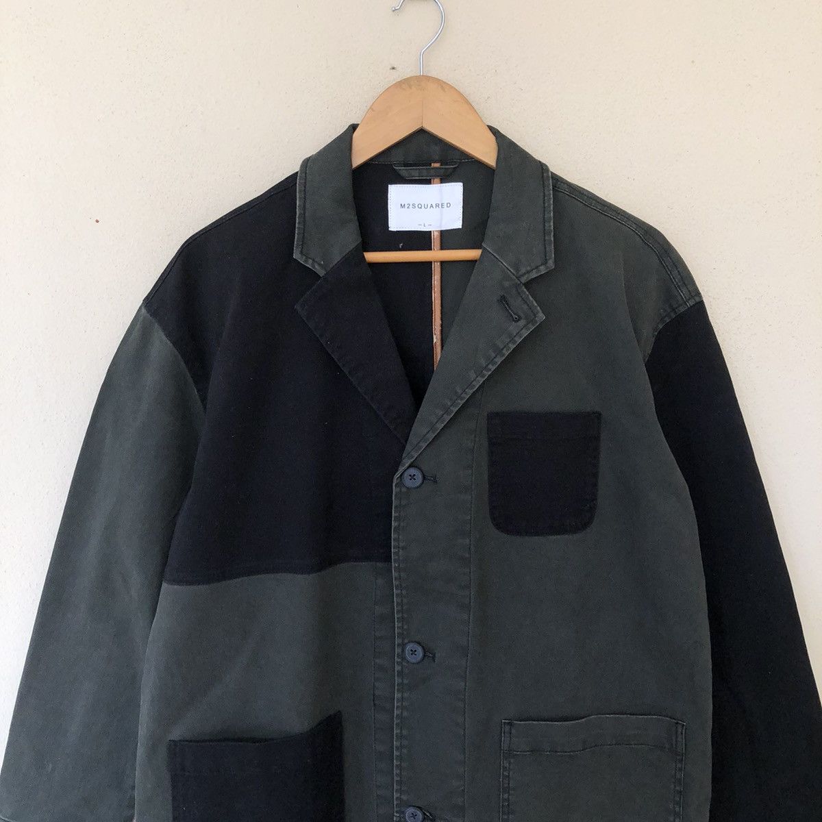 Japanese Brand PATCH WORK MILITARY DESIGN JACKET M2SQUARED Size US L / EU 52-54 / 3 - 4 Thumbnail