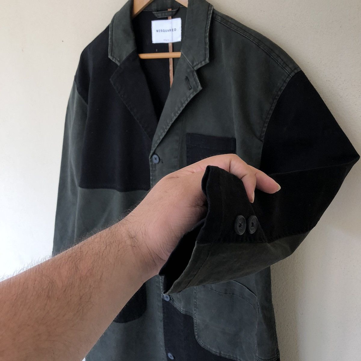 Japanese Brand PATCH WORK MILITARY DESIGN JACKET M2SQUARED Size US L / EU 52-54 / 3 - 6 Thumbnail
