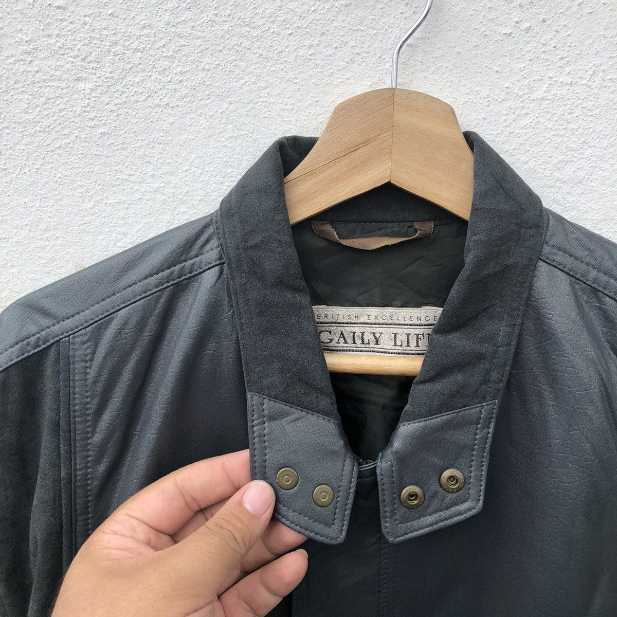 Japanese Brand SOFT LEATHER JACKET BOMBER STYLE GAILY LIFE Size US M / EU 48-50 / 2 - 6 Thumbnail