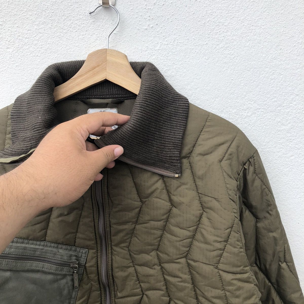 Vintage LIGHTPUFFER DOWN JACKET MILITARY ISSUE COLLECTION GE SPOKEN Size US L / EU 52-54 / 3 - 4 Thumbnail