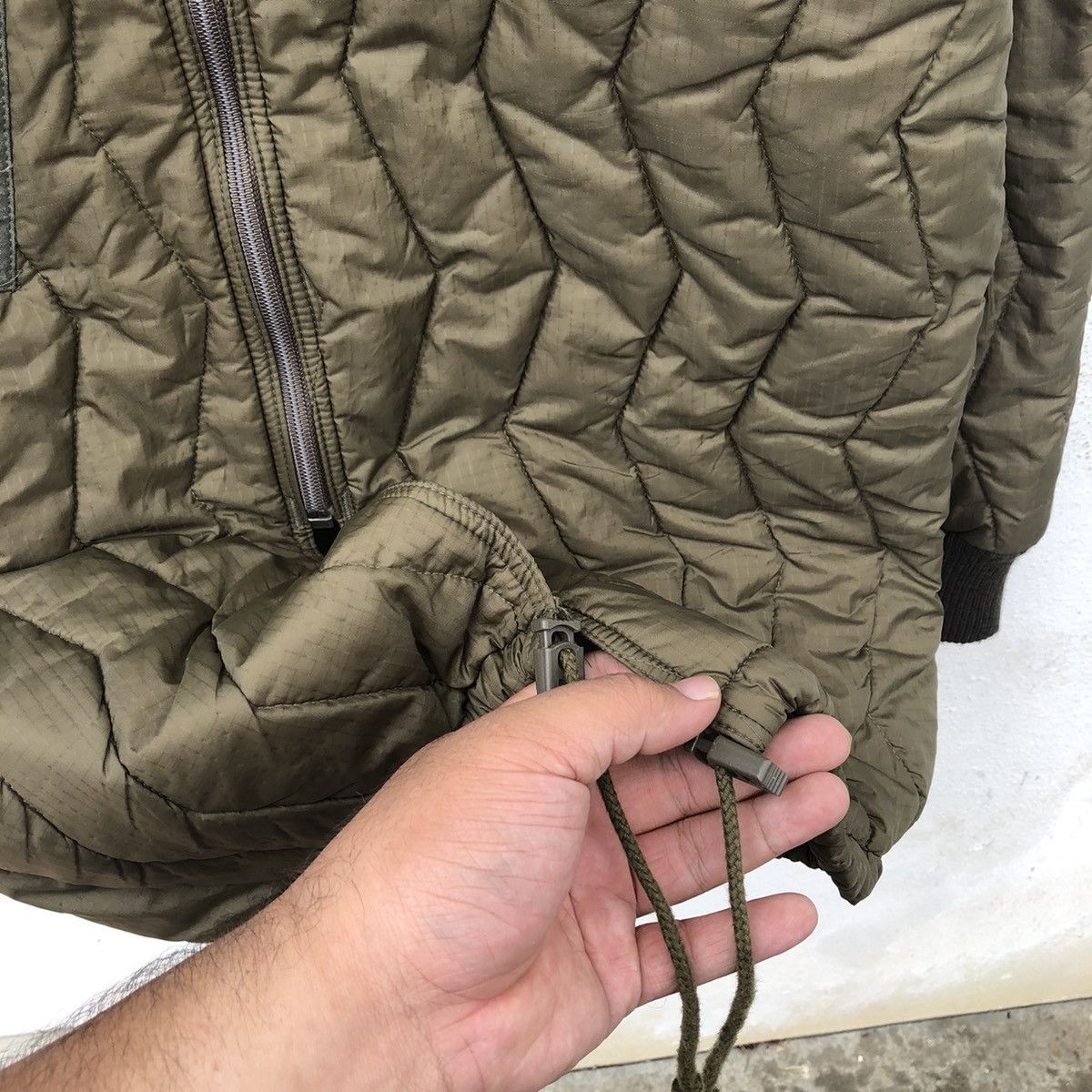 Vintage LIGHTPUFFER DOWN JACKET MILITARY ISSUE COLLECTION GE SPOKEN Size US L / EU 52-54 / 3 - 9 Thumbnail