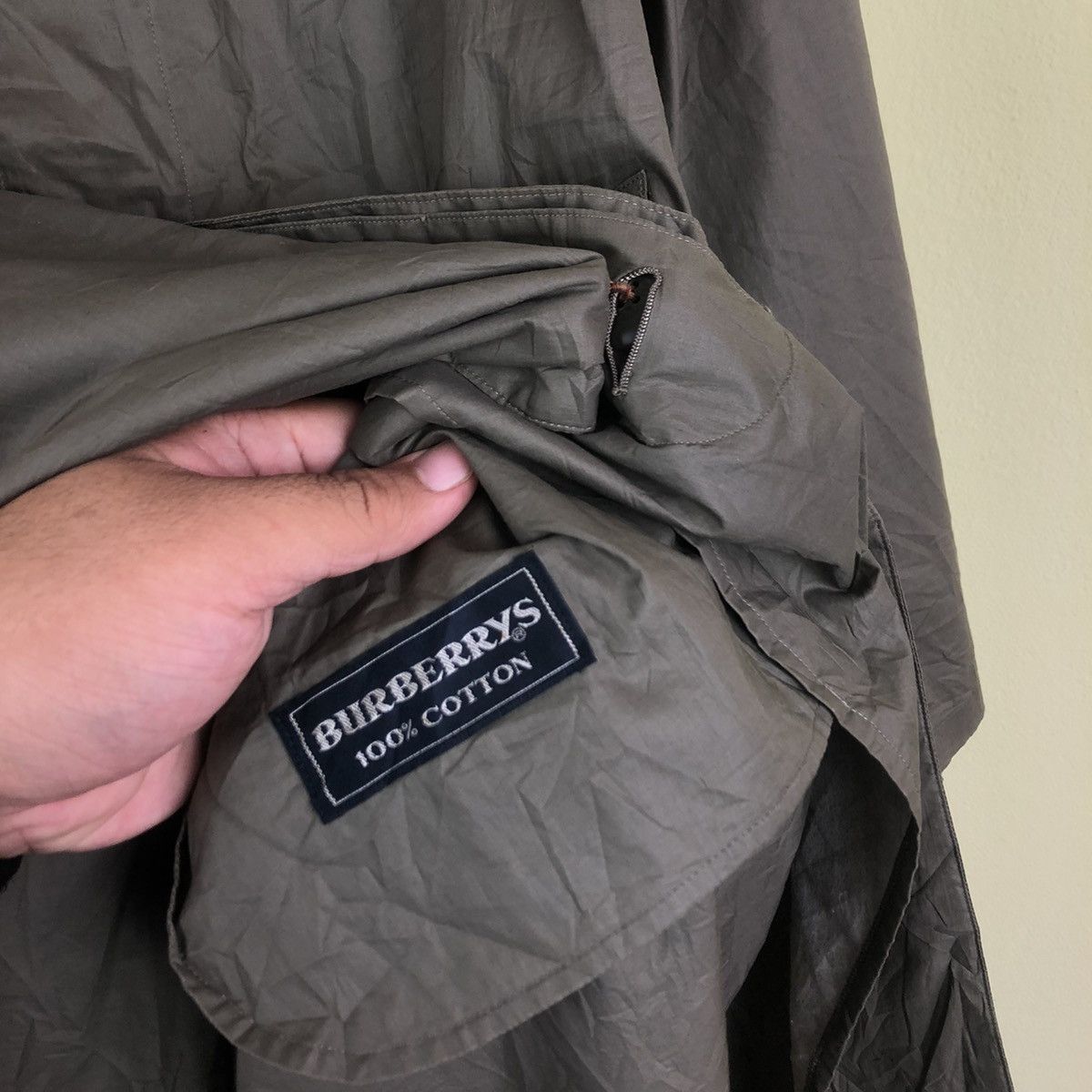 Burberry Vintage Long Light Coat Burberry Army Colours Size US L / EU 52-54 / 3 - 10 Thumbnail
