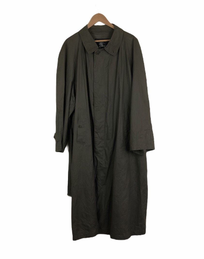 Vintage Long Light Coat Burberry Army Colours