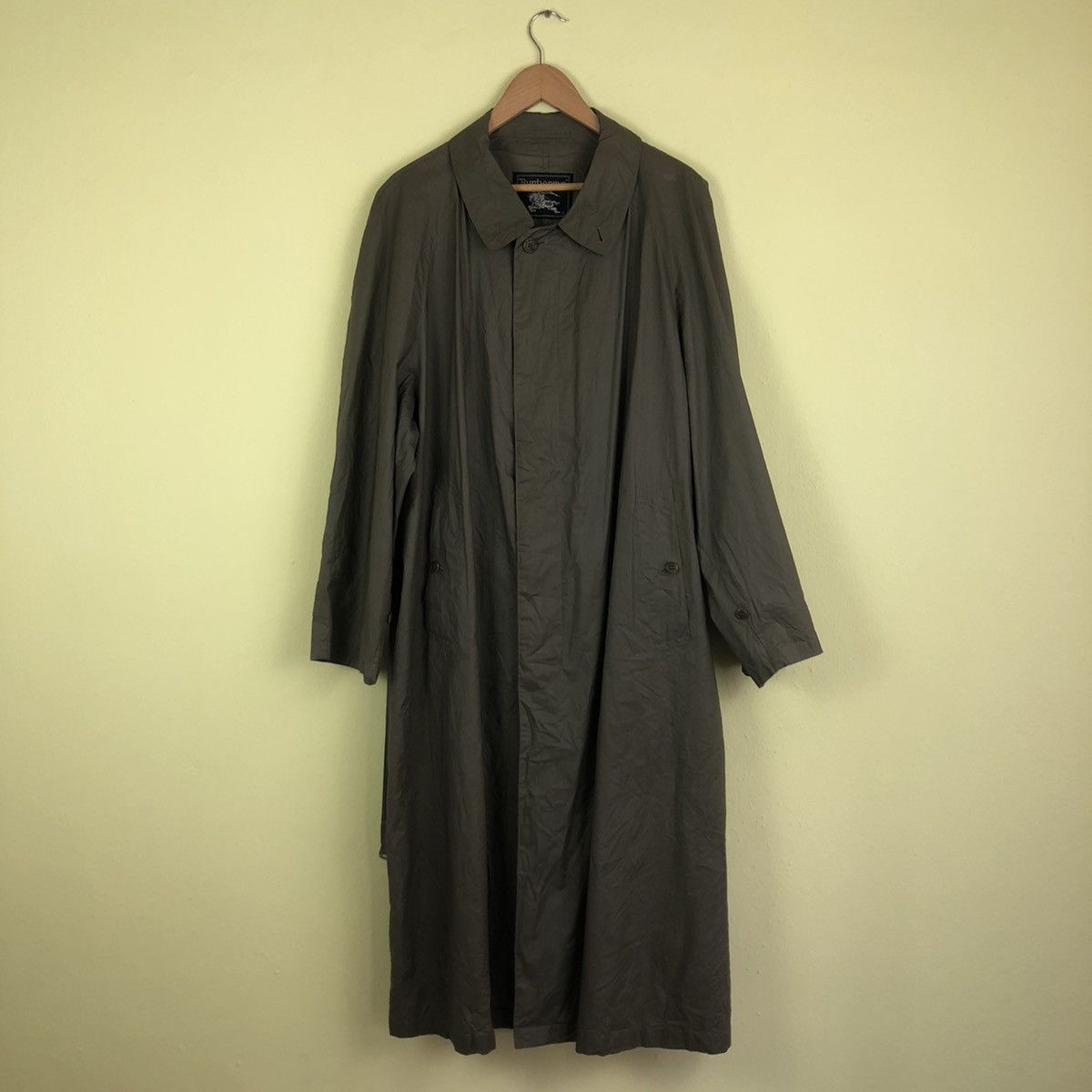 Burberry Vintage Long Light Coat Burberry Army Colours Size US L / EU 52-54 / 3 - 9 Thumbnail