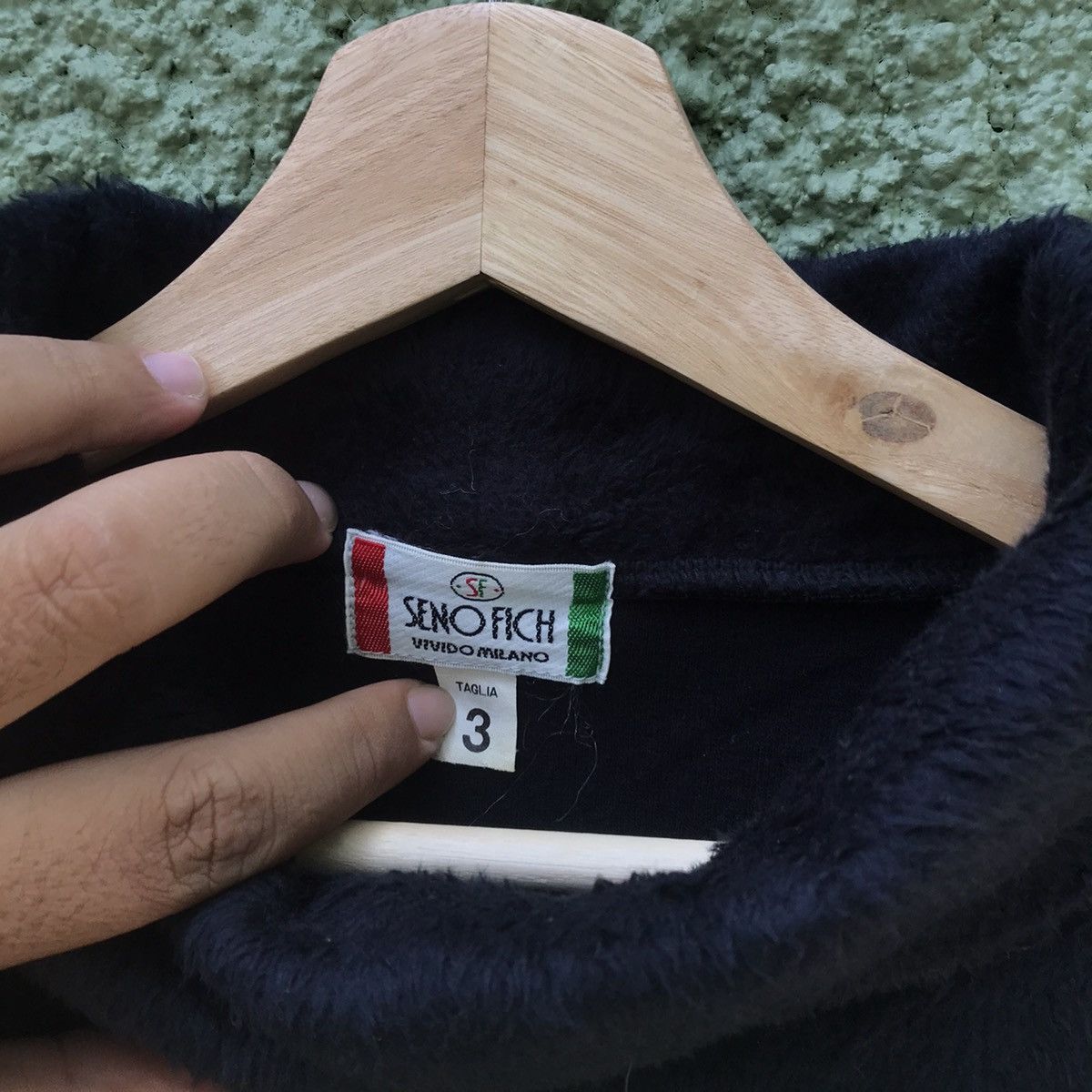 Japanese Brand ❌FINAL DROP❌Seno Fich Sweatshirt Fleece Embroidered Size US L / EU 52-54 / 3 - 9 Thumbnail