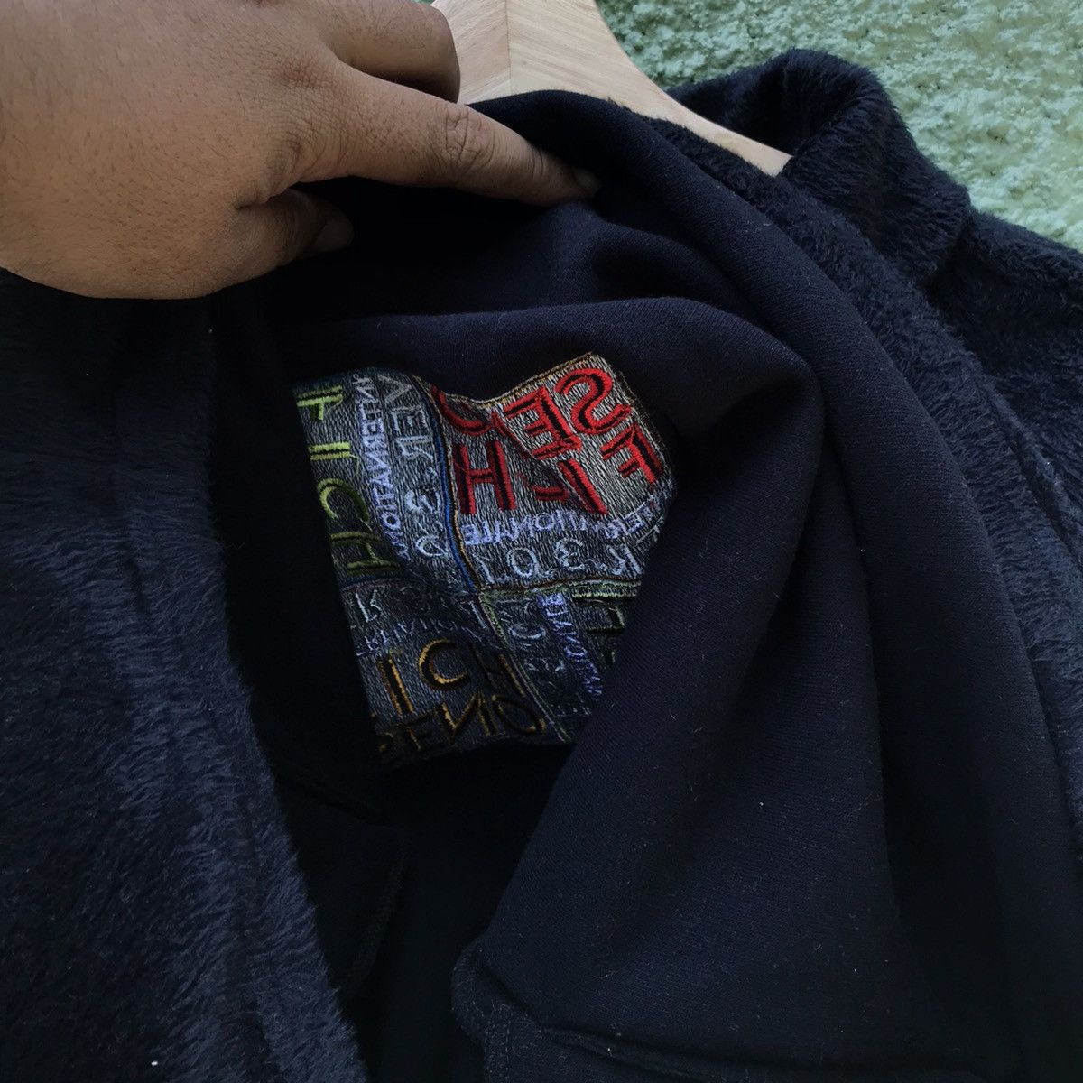 Japanese Brand ❌FINAL DROP❌Seno Fich Sweatshirt Fleece Embroidered Size US L / EU 52-54 / 3 - 8 Thumbnail