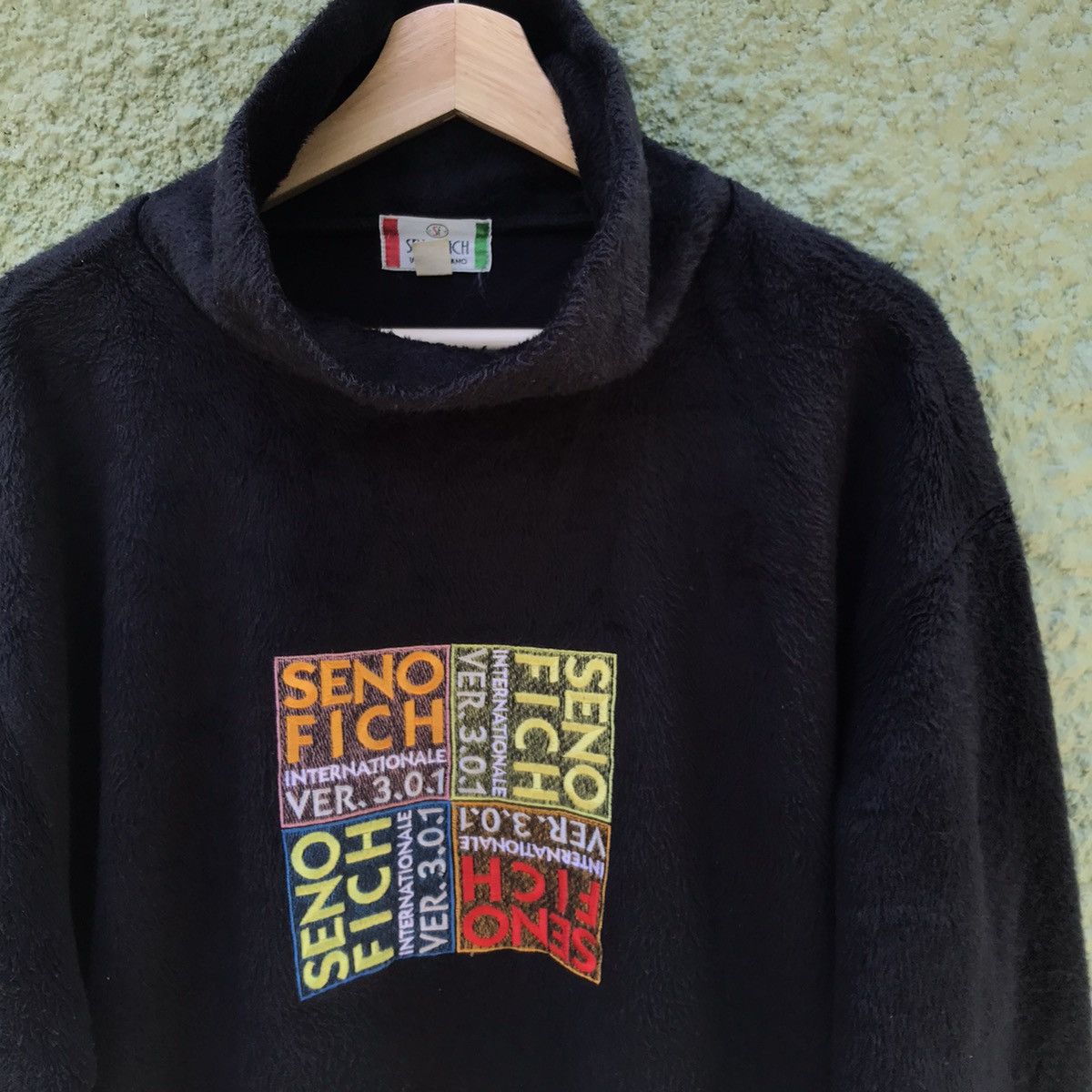Japanese Brand ❌FINAL DROP❌Seno Fich Sweatshirt Fleece Embroidered Size US L / EU 52-54 / 3 - 2 Thumbnail
