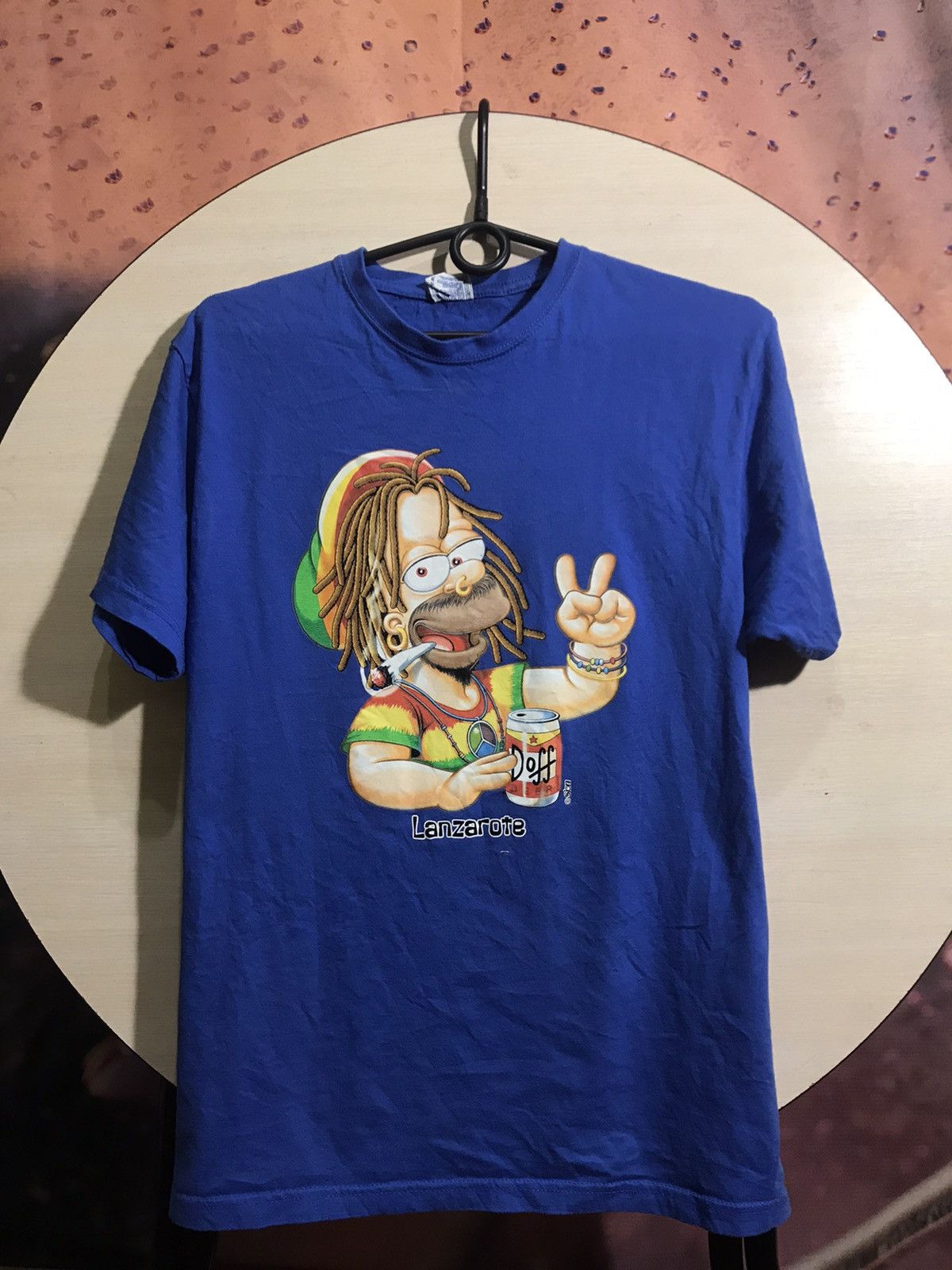 Cartoon Network × The Simpsons × Vintage Vintage The Simpsons Homer rasta streetwear tee Size US S / EU 44-46 / 1 - 2 Thumbnail