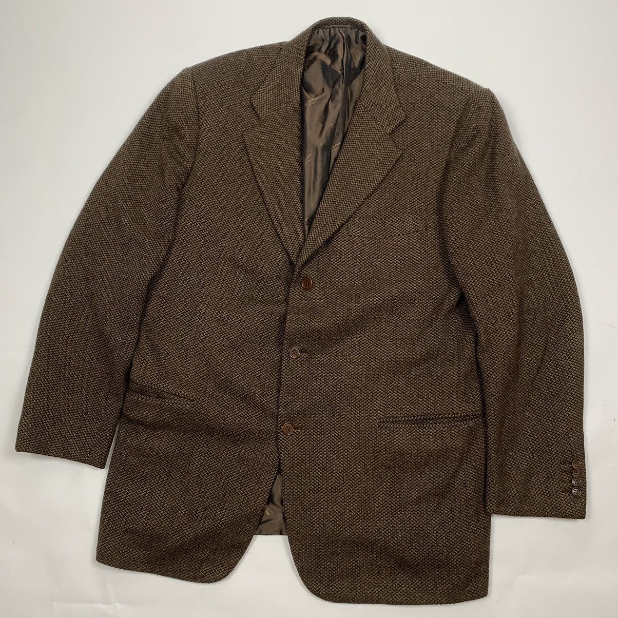 Cravate Homme Kiton Napoli - Soie - Rouge Avec Finitions Jaunes - Made In Italy - Neuf