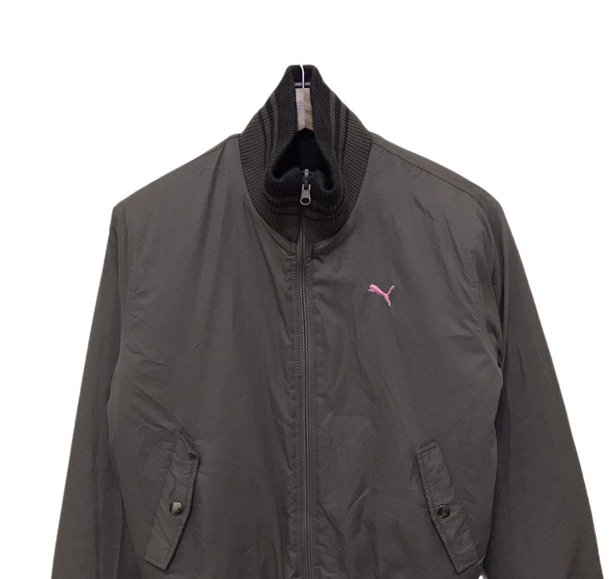 Japanese Brand × Puma Vintage Puma Reversible Wool Bomber Jacket Size US L / EU 52-54 / 3 - 5 Thumbnail