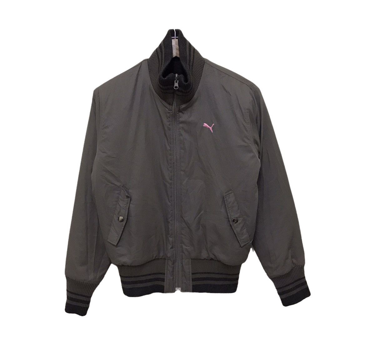 Japanese Brand × Puma Vintage Puma Reversible Wool Bomber Jacket Size US L / EU 52-54 / 3 - 3 Thumbnail