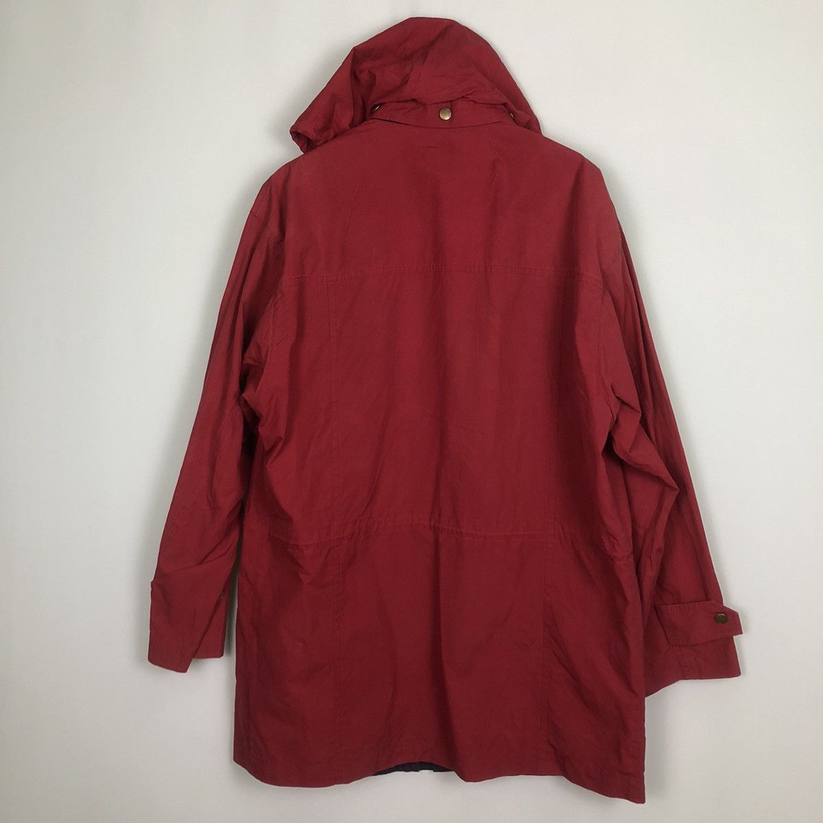 Burberry Vintage Burberrys Big Logo Jacket Rare Colour Red Size US L / EU 52-54 / 3 - 14 Thumbnail