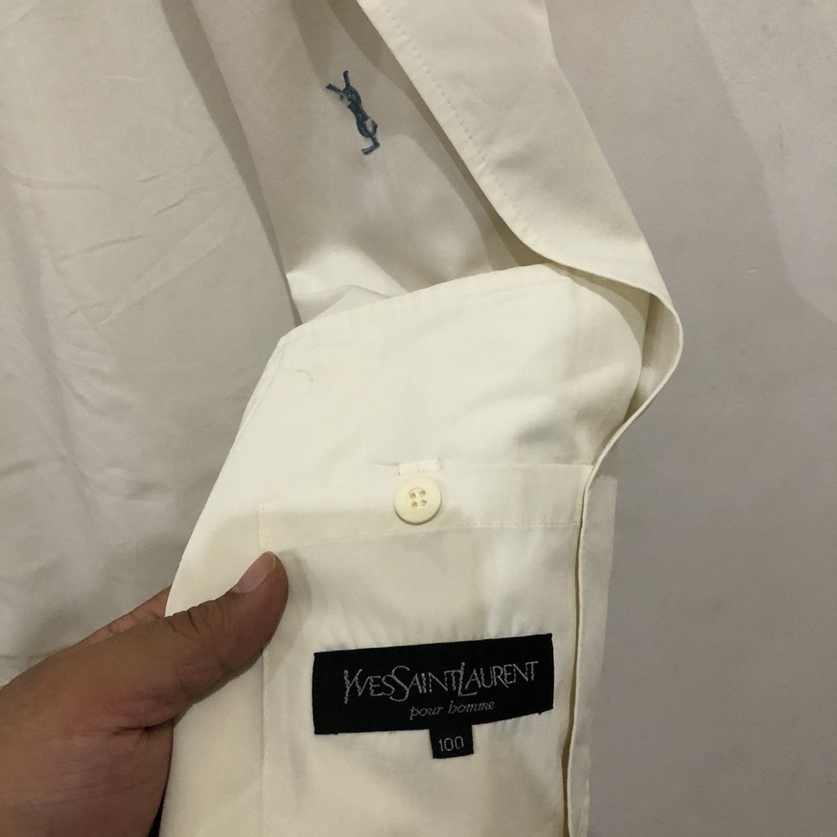 Vintage Full Zipper Yves Saint Laurent Light Jacket Size US M / EU 48-50 / 2 - 12 Thumbnail