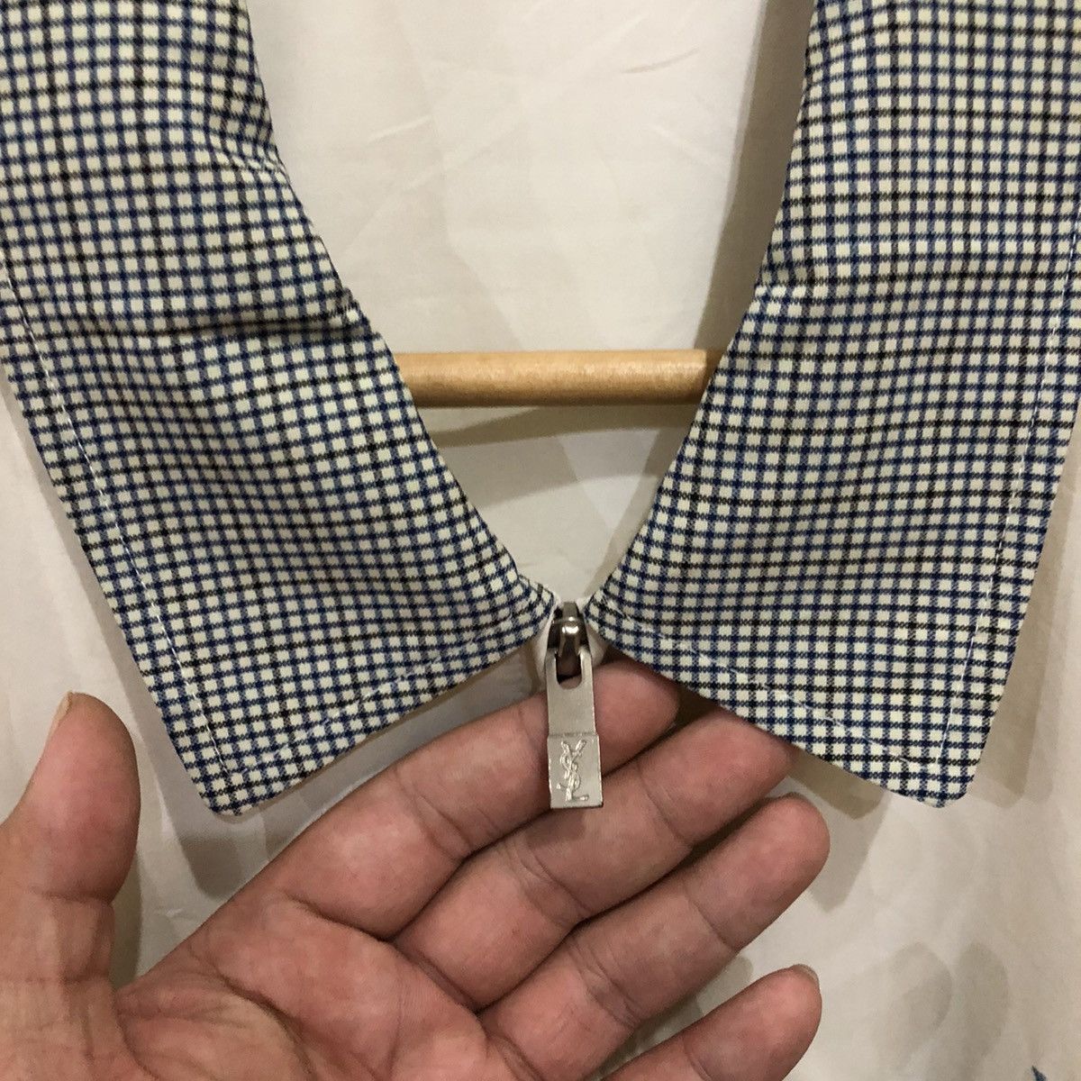 Vintage Full Zipper Yves Saint Laurent Light Jacket Size US M / EU 48-50 / 2 - 5 Thumbnail