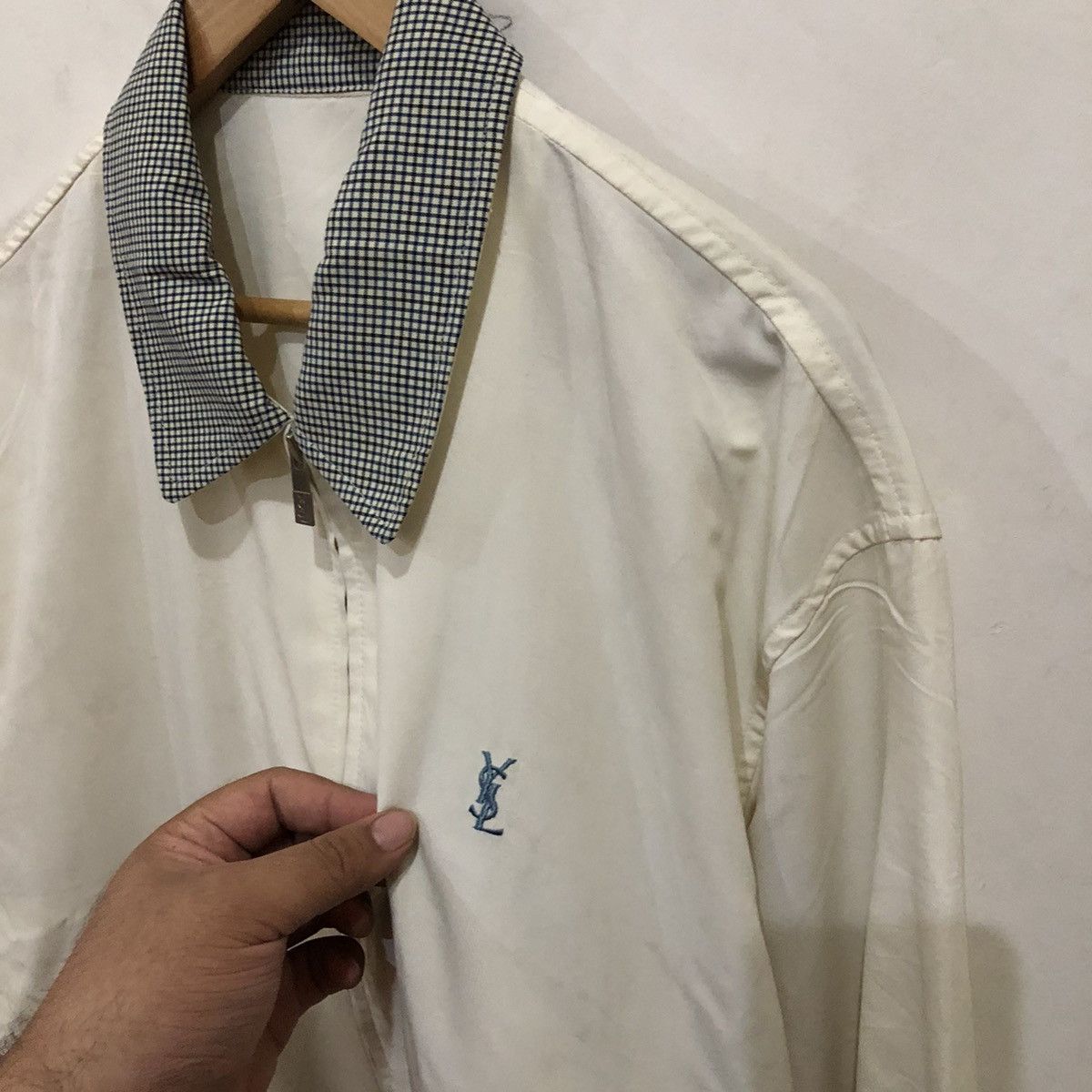 Vintage Full Zipper Yves Saint Laurent Light Jacket Size US M / EU 48-50 / 2 - 7 Thumbnail