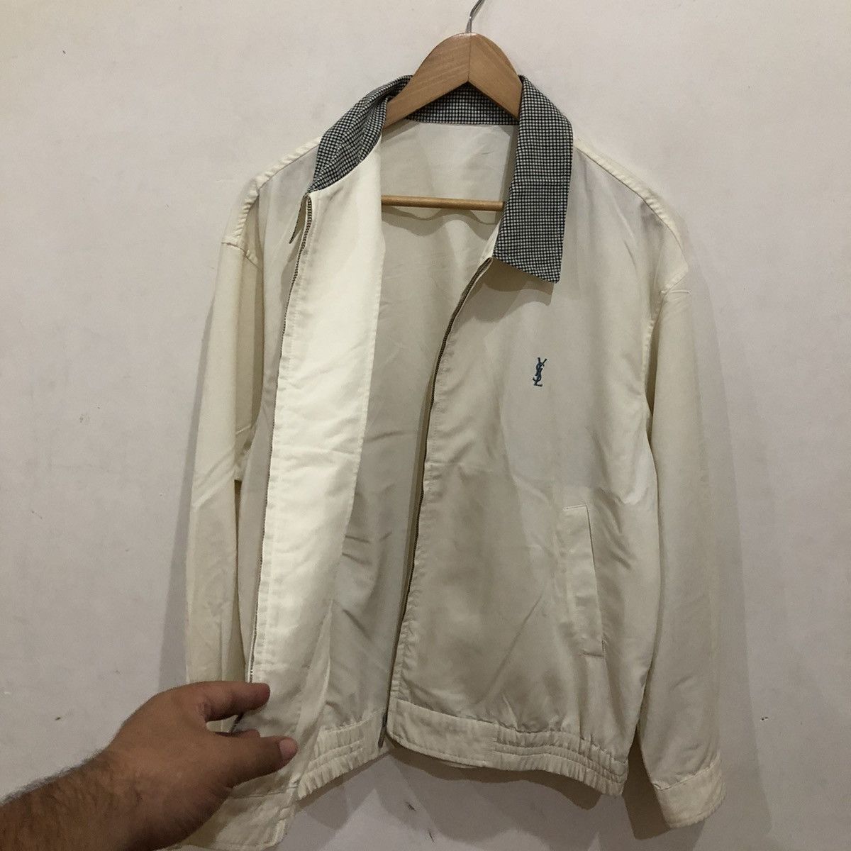 Vintage Full Zipper Yves Saint Laurent Light Jacket Size US M / EU 48-50 / 2 - 17 Thumbnail