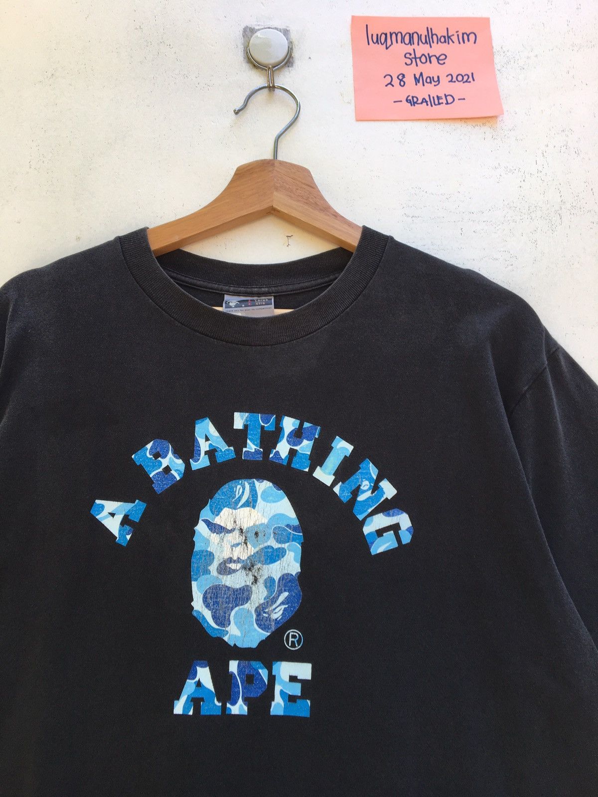 Bape Bape ABC Camo College Logo Tee Size US L / EU 52-54 / 3 - 5 Thumbnail
