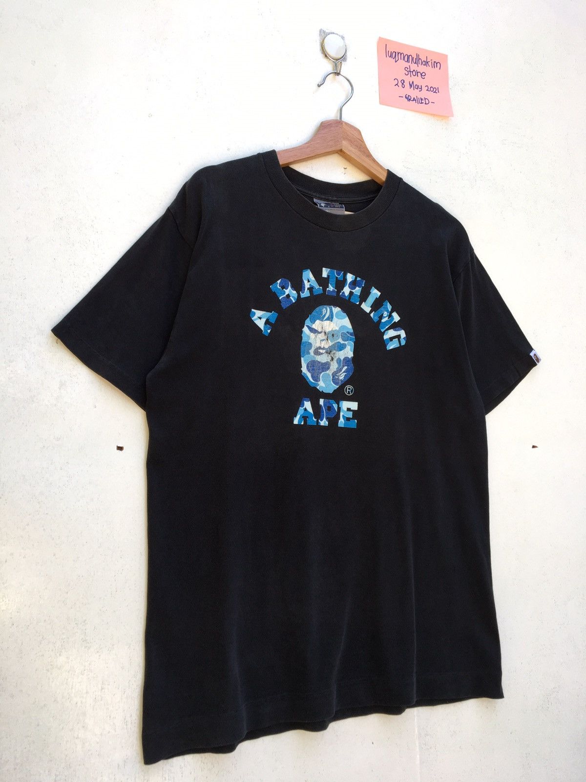 Bape Bape ABC Camo College Logo Tee Size US L / EU 52-54 / 3 - 2 Thumbnail