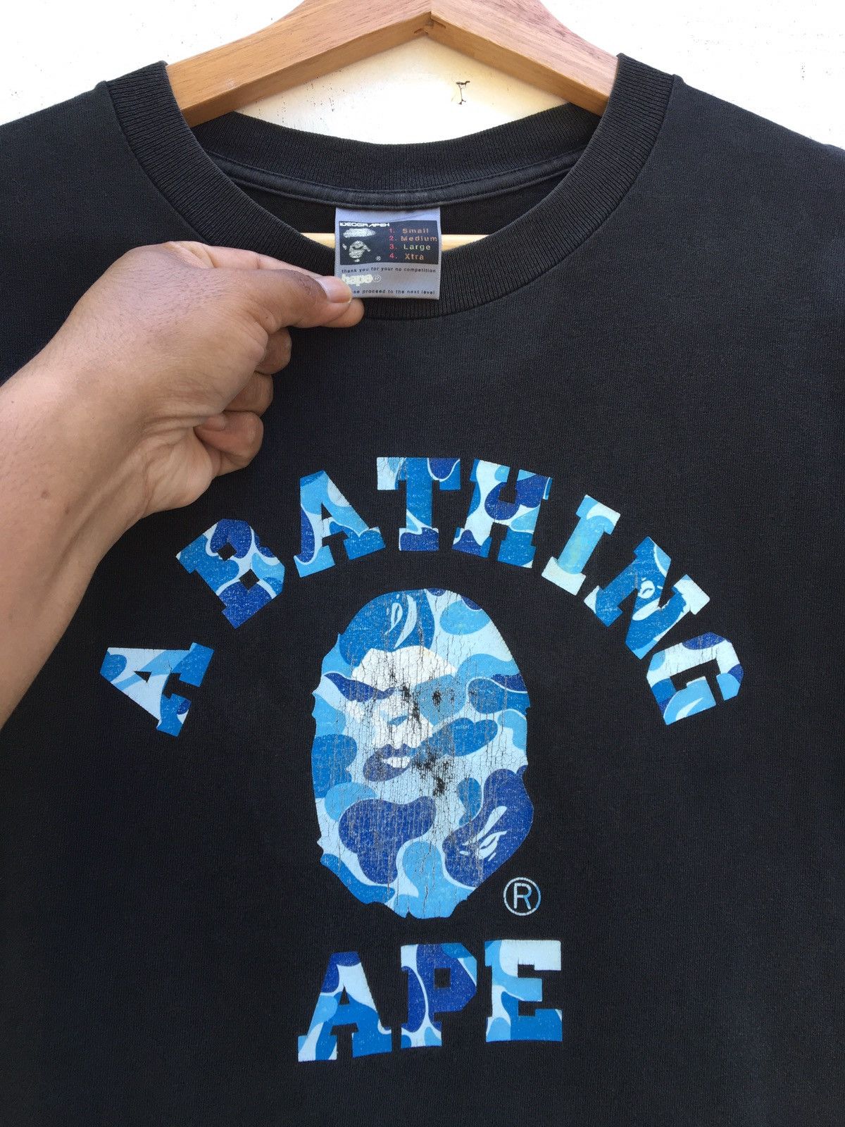 Bape Bape ABC Camo College Logo Tee Size US L / EU 52-54 / 3 - 9 Thumbnail