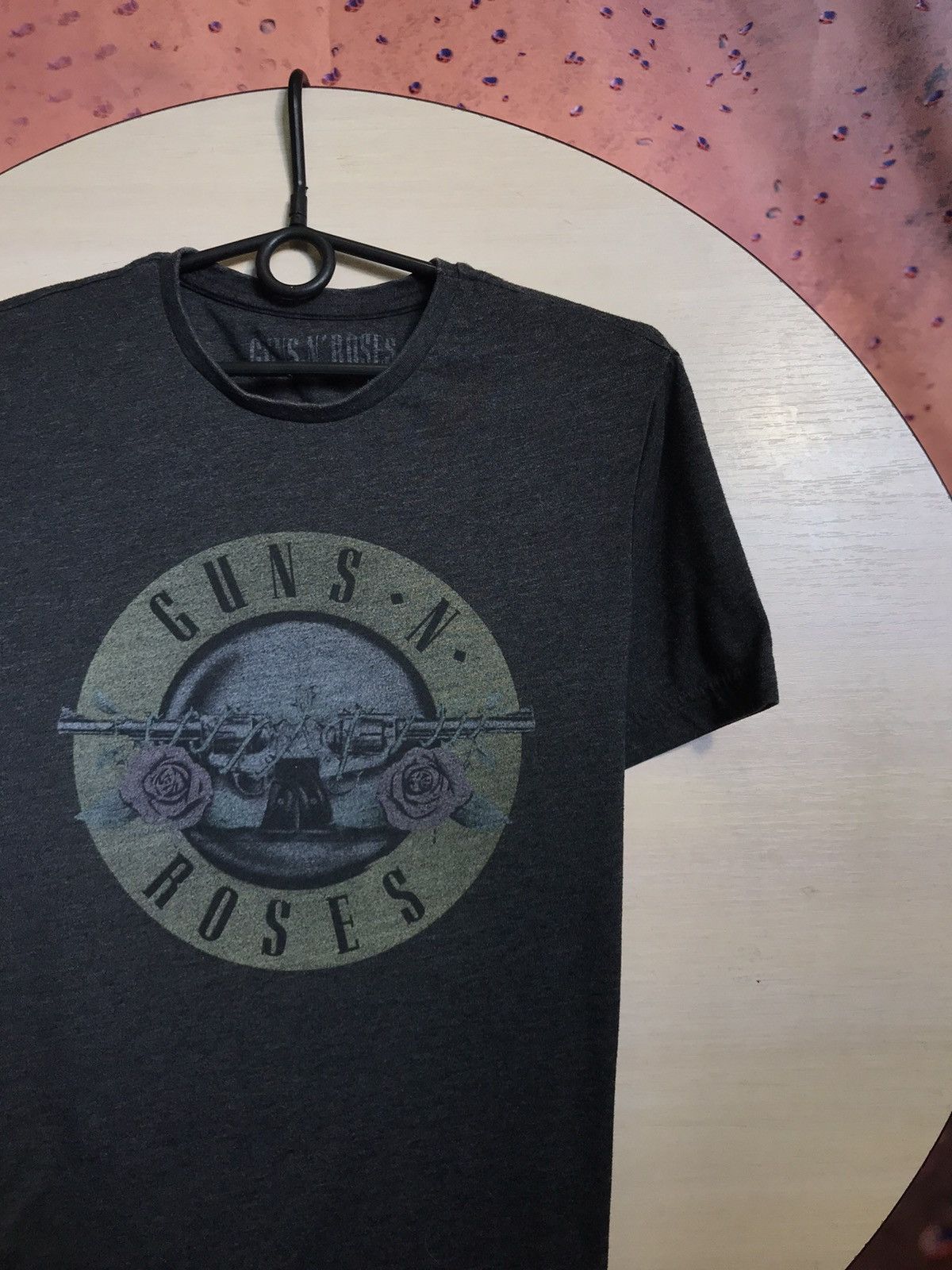 GUNS N' ROSES Guns N' Roses Band T-shirt Band T Men's L size cotton black type Vintage Second Hand main image 0