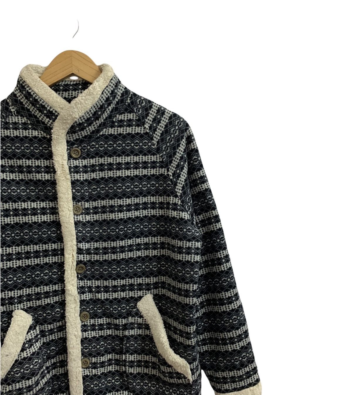 Yohji Yamamoto Yohji Yamamoto Sacsny Y’saccs Fleece Button Sweater Size M / US 6-8 / IT 42-44 - 3 Thumbnail