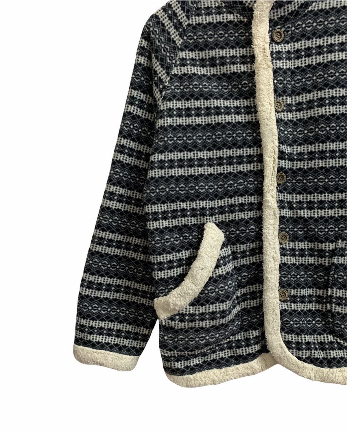 Yohji Yamamoto Yohji Yamamoto Sacsny Y’saccs Fleece Button Sweater Size M / US 6-8 / IT 42-44 - 5 Thumbnail