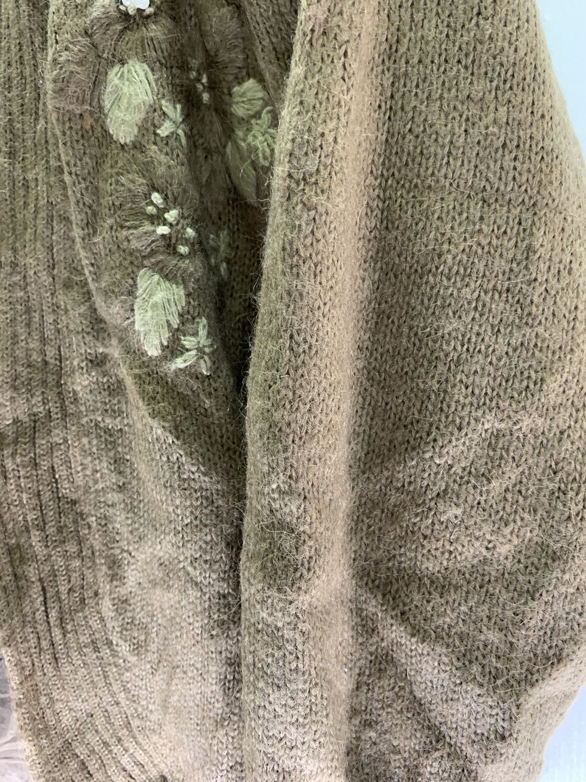 Japanese Brand Vintage JapaneseBrand Mohair Wool Cardigan Button less Size US M / EU 48-50 / 2 - 5 Thumbnail