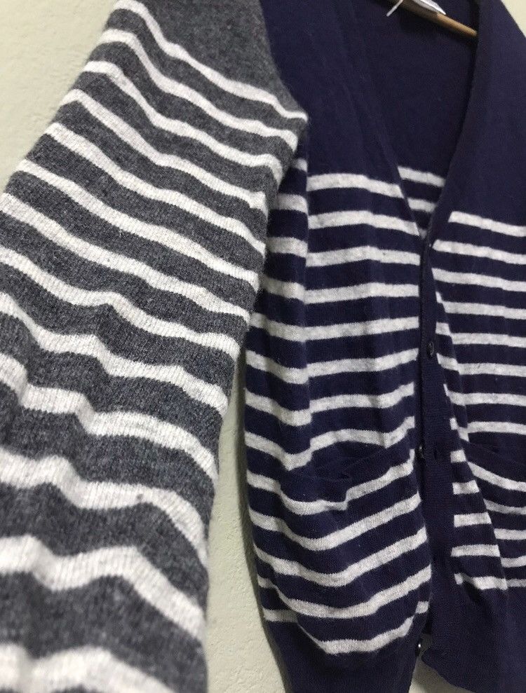 Designer Vintage Katharine Hamnett striped knit Wools Cardigan Size US M / EU 48-50 / 2 - 4 Thumbnail