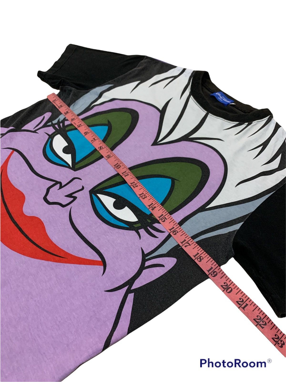 Disney × Vintage VTG 1990s DISNEY VILLAIN URSULA OVERPRINT FULLPRINT SHIRT Size US S / EU 44-46 / 1 - 4 Thumbnail