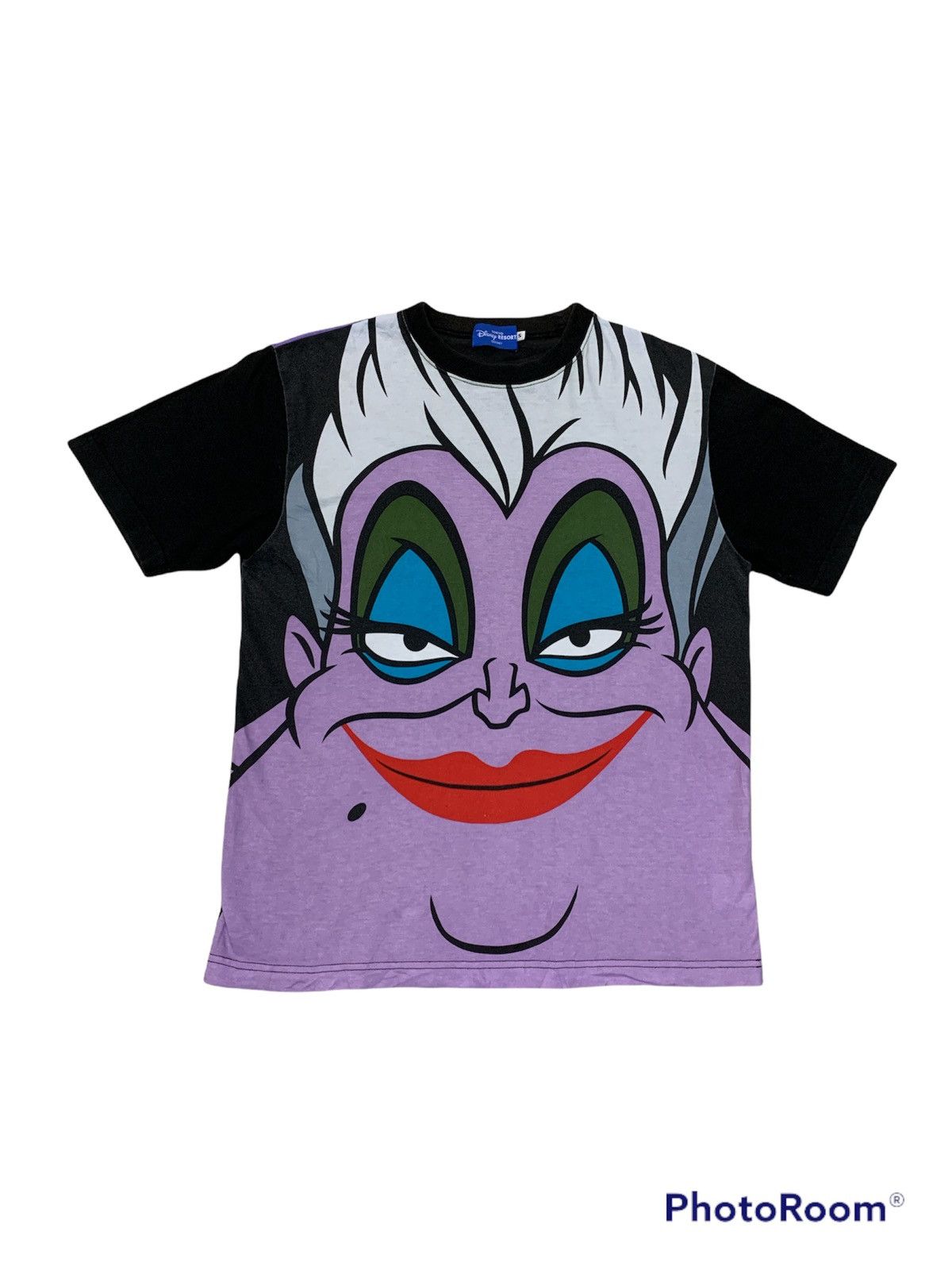 Disney × Vintage VTG 1990s DISNEY VILLAIN URSULA OVERPRINT FULLPRINT SHIRT Size US S / EU 44-46 / 1 - 1 Thumbnail